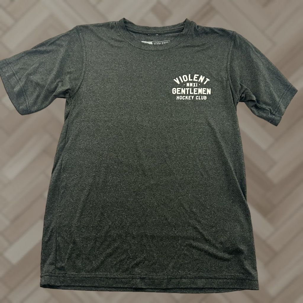 Vintage Violent Gentlemen Hockey Club Short Sleeve Athletic Shirt Mens Small Gray T-Shirt Hockey Activewear Clothing Size US S / EU 44-46 / 1 - 1 Thumbnail