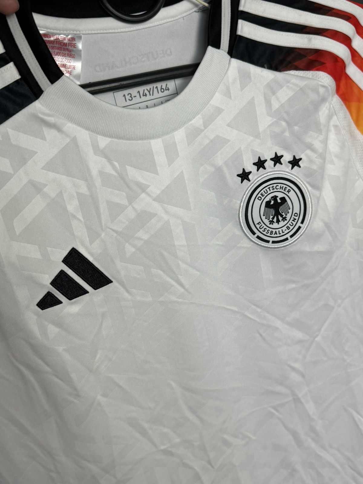 Adidas KIDS New Germany National Team 2024 Home Football Jersey Size US XS / EU 42 / 0 - 3 Thumbnail