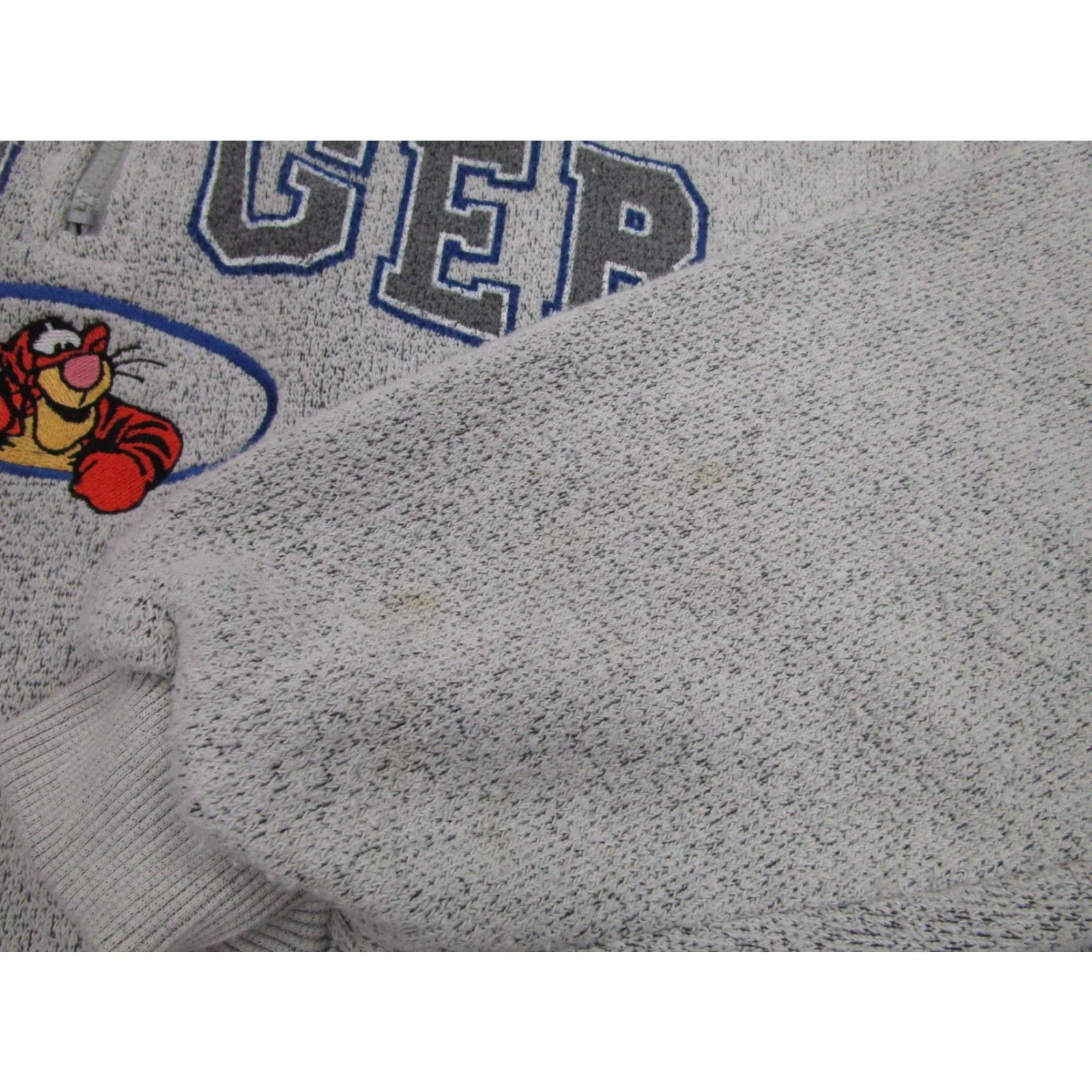 Disney VINTAGE The Disney Store Sweater Mens 2XL Gray Tigger 1/4 Zip Fleece Pullover USA Size US XXL / EU 58 / 5 - 5 Thumbnail