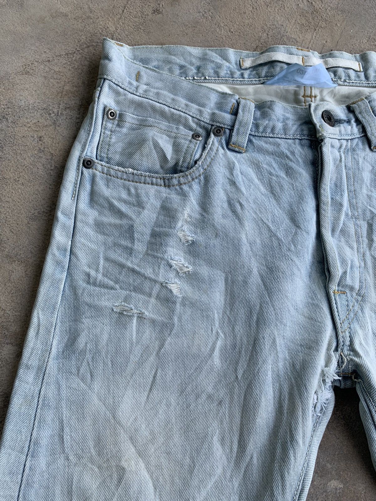 02DERIV. × Japanese Brand O2DERIV. japanese Brand Distressed Denim Size US 30 / EU 46 - 5 Thumbnail