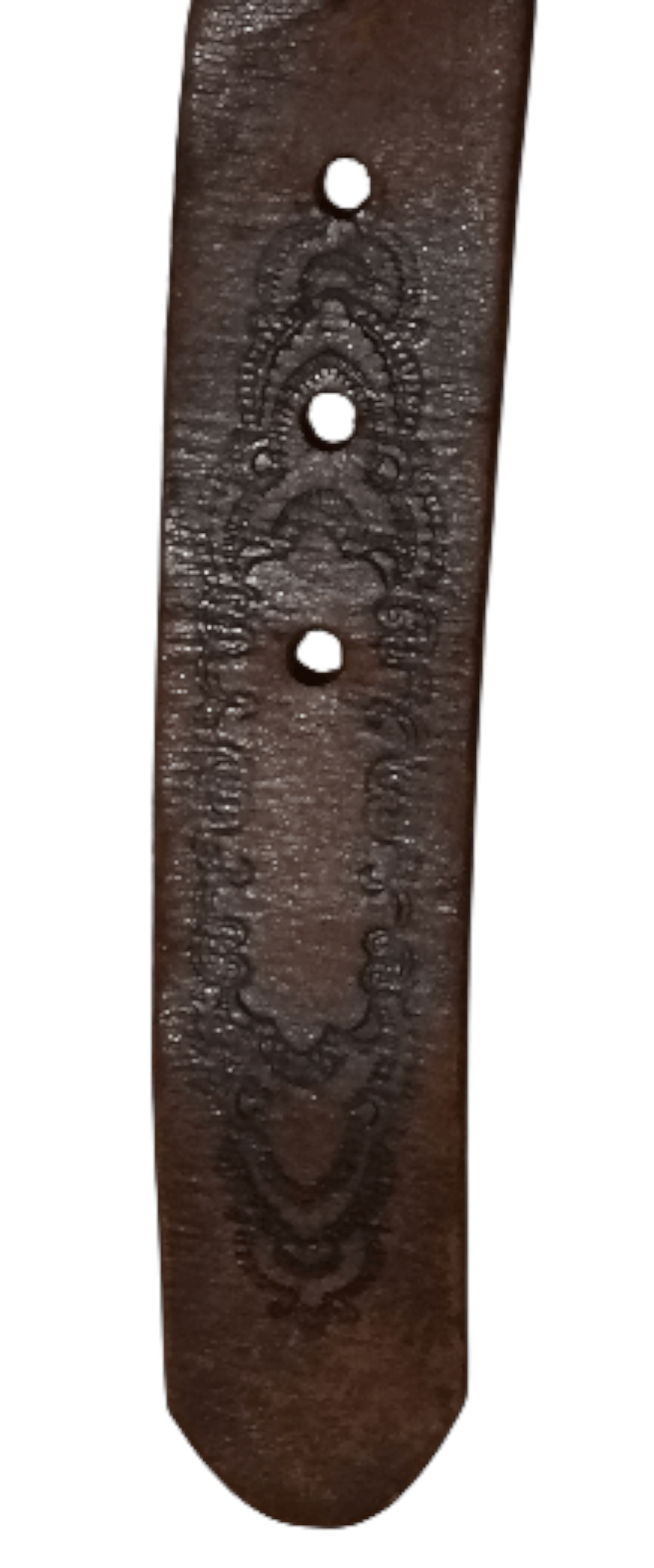 Japanese Brand LEATHER ISLAND DESIGN BY BILL LAVIN WESTERNER ENGRAVED BELT Size 32 - 4 Thumbnail