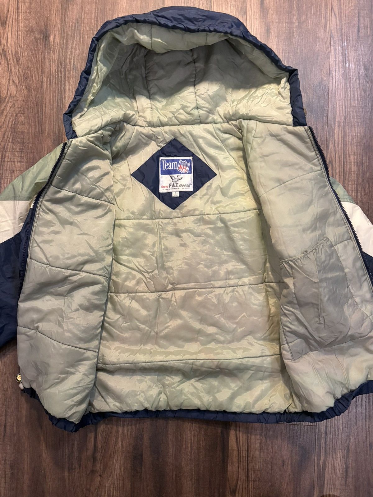 Triple F.A.T. Goose 🔥Vintage Dallas Cowboys Team NFL Triple F.A.T. Goose Puffer🔥 Size US L / EU 52-54 / 3 - 2 Thumbnail