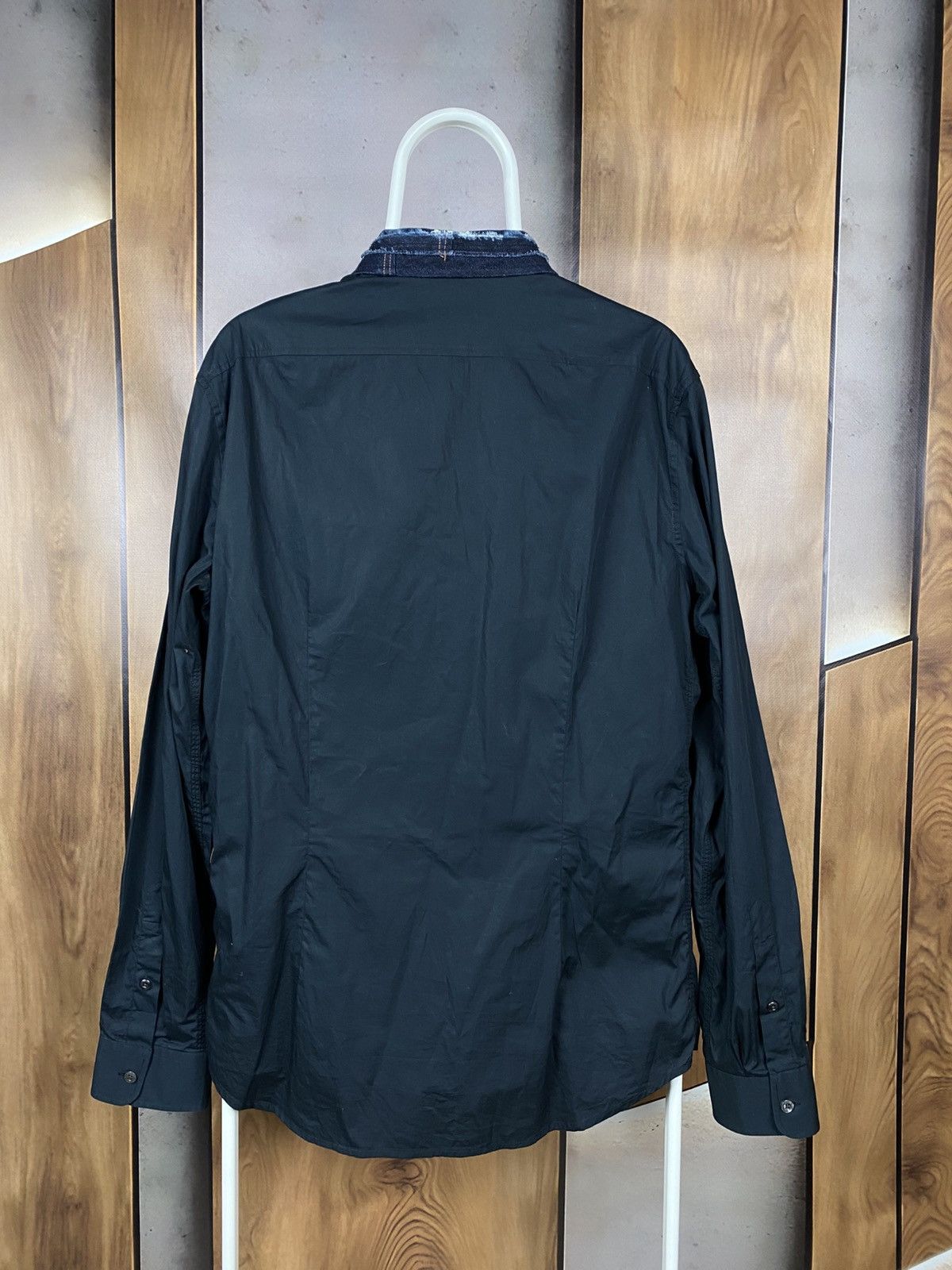 Diesel 🍇Shirt Button Up Diesel Slim Fit Denim Color Designer Tee🍇 Size US XL / EU 56 / 4 - 10 Thumbnail