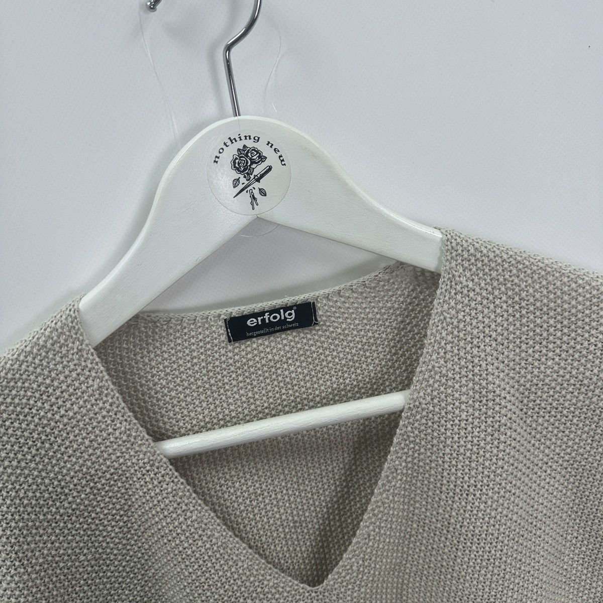 Other Erfolg Linen chain knitwear vest y2k designer Switzerland Size M / US 6-8 / IT 42-44 - 6 Thumbnail