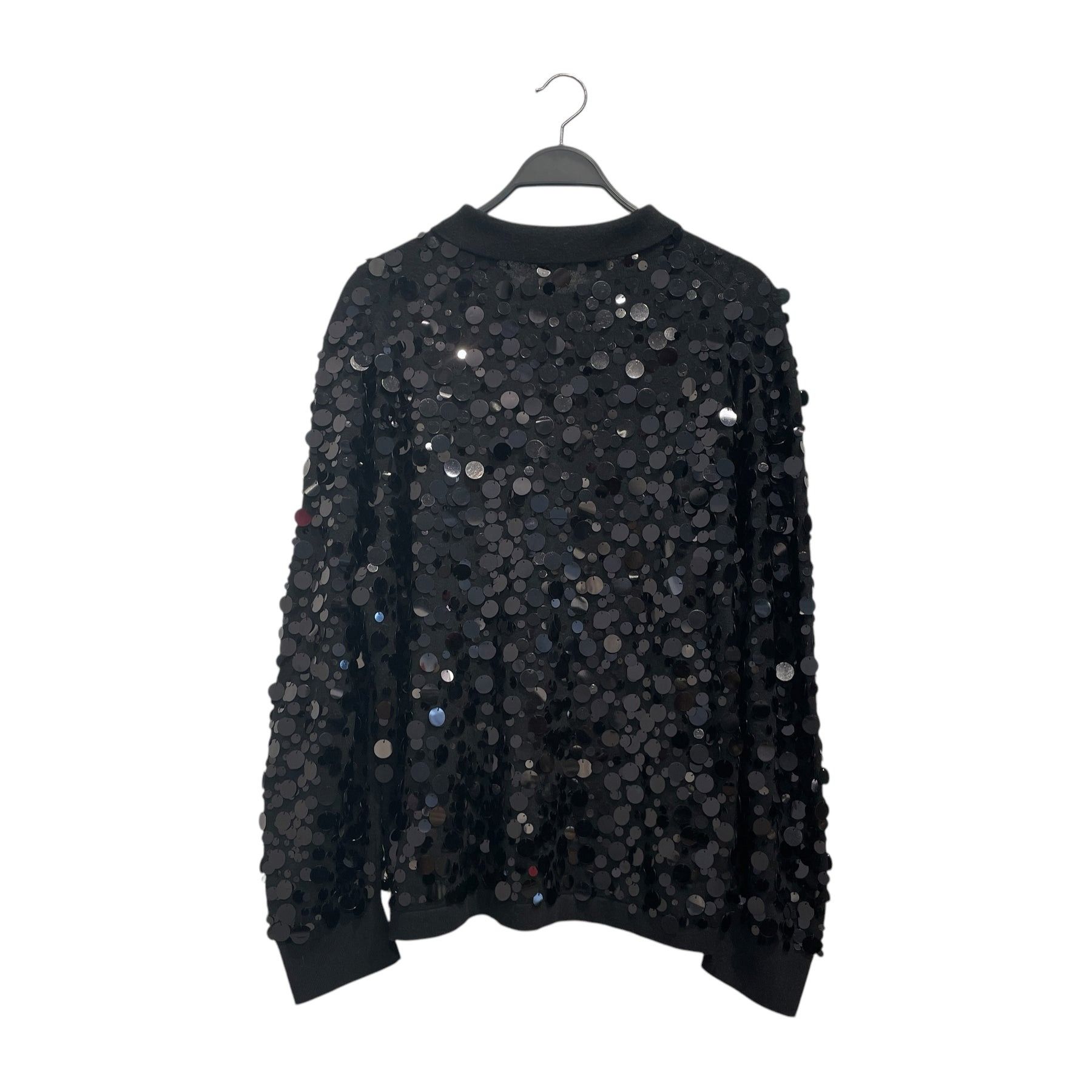 Collared Sequin Sweater