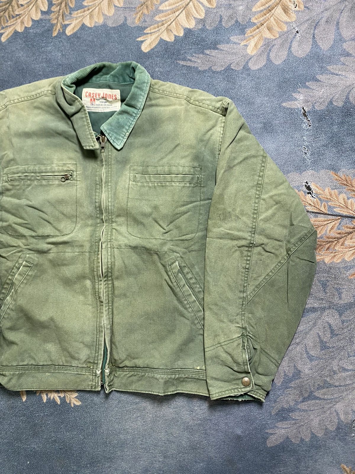 Vintage VINTAGE RARE WRANGLER CASEY JONES DENIM DETROIT JACKET Size US L / EU 52-54 / 3 - 3 Thumbnail