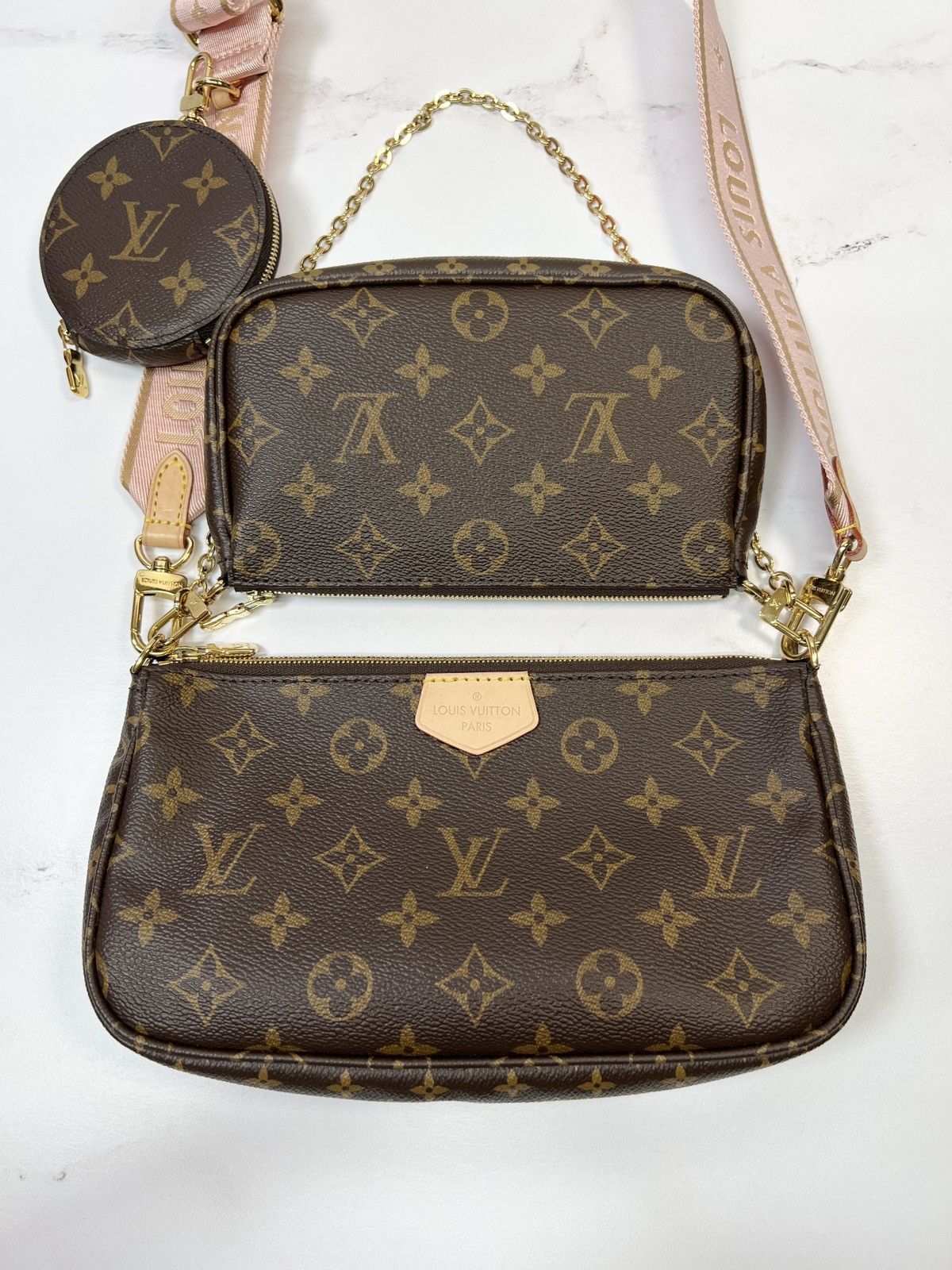 Louis Vuitton LV Louis Vuitton Multi Pochette Accesoires Bag Purse Size ONE SIZE - 4 Thumbnail