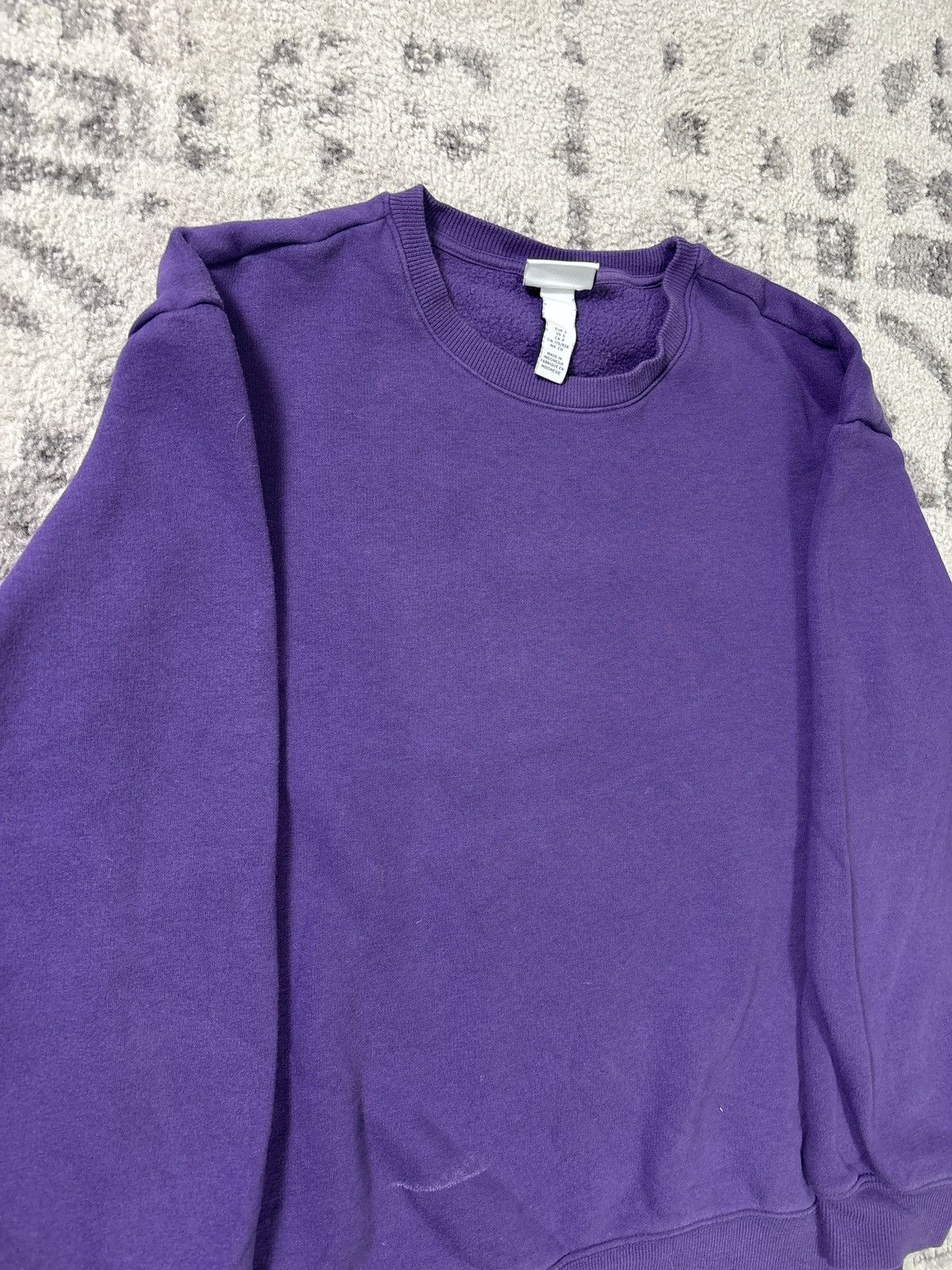 H&M PURPLE SWEATER Size US S / EU 44-46 / 1 - 2 Thumbnail