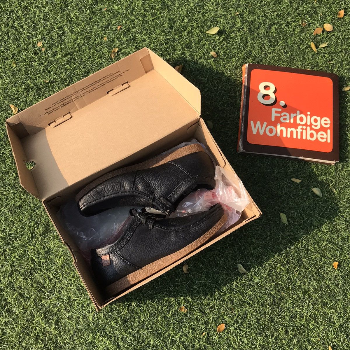 Clarks × Leather Clarks Wallabee Wallabees Shacre II Run Black Leather Size US 6.5 / EU 39-40 - 22 Thumbnail