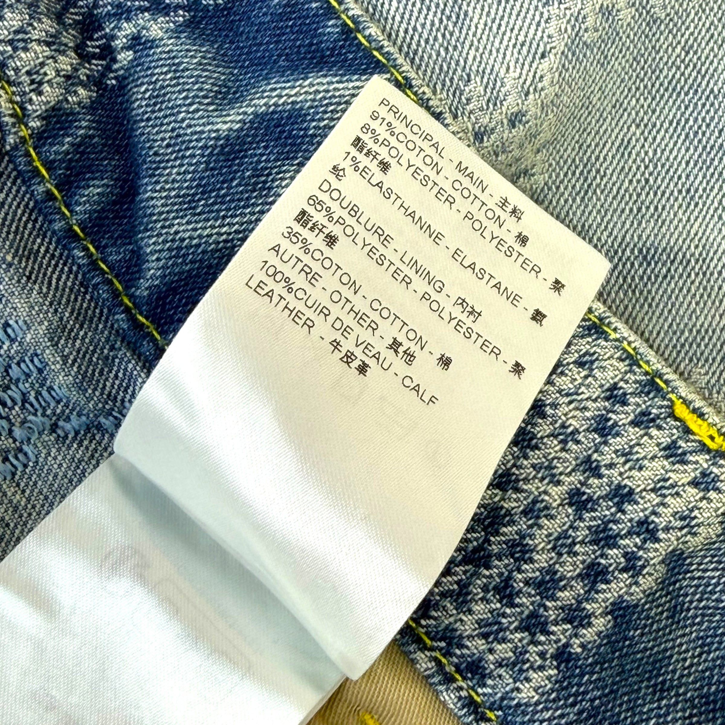 Louis Vuitton Louis Vuitton Damier Denim Skate Pants 32 Size US 32 / EU 48 - 9 Thumbnail