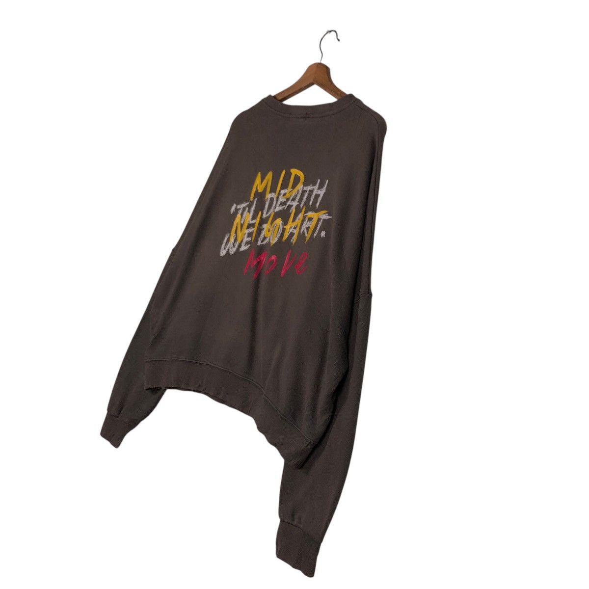 Japanese Brand × Vintage 📌Vintage Sweatshirt Midnight Movie Big Logo Size US M / EU 48-50 / 2 - 6 Thumbnail