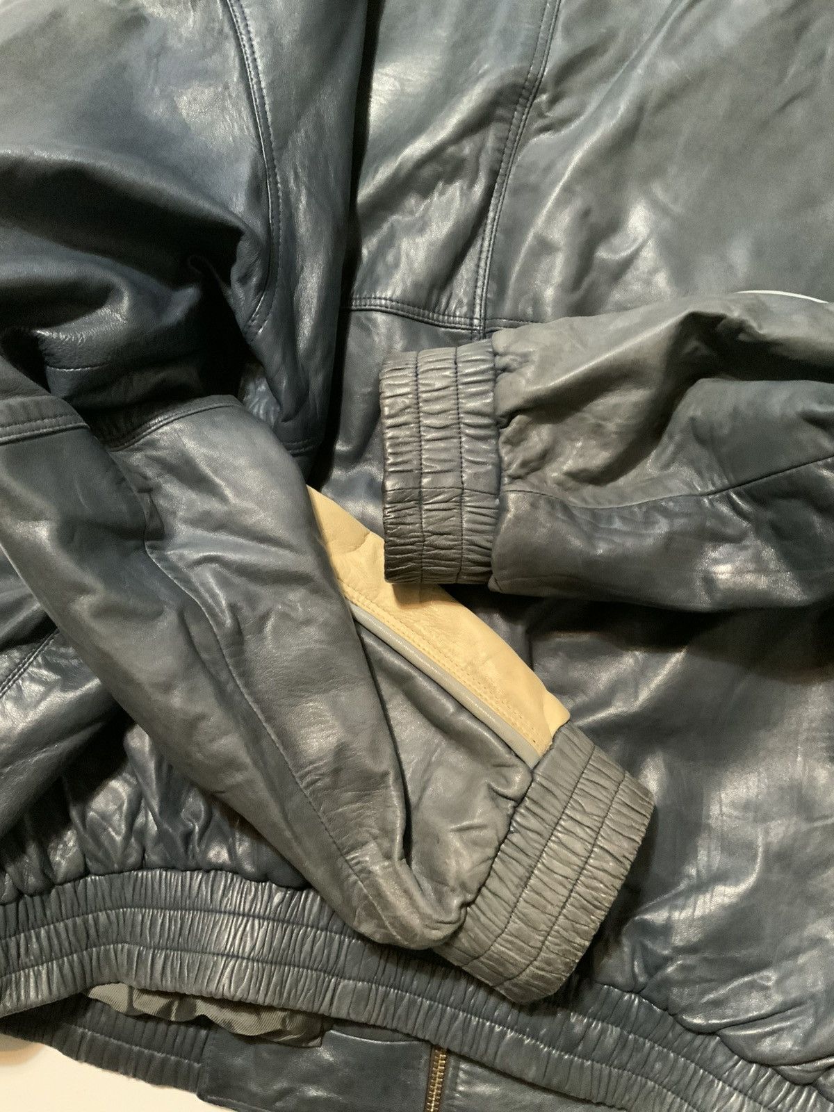 Marc Buchanan Vintage 90s Marc Buchanan Racer Motorcycle Leather Jacket Size US XL / EU 56 / 4 - 10 Thumbnail