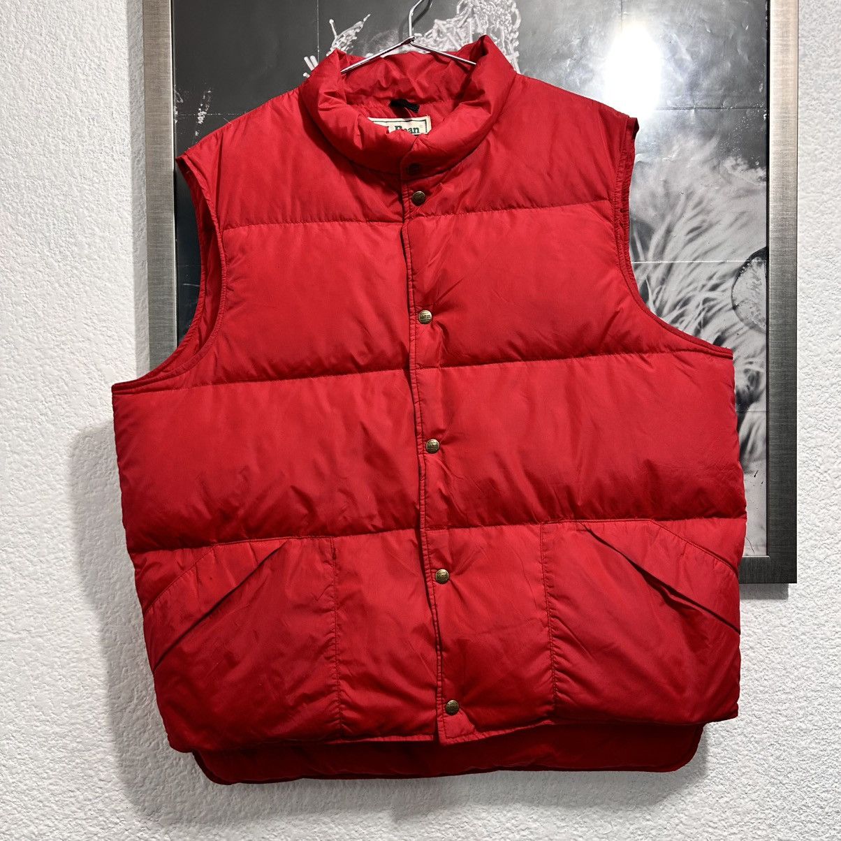 L.L. Bean × Outdoor Life × Vintage L.L. BEAN GOOSE DOWN VEST 80