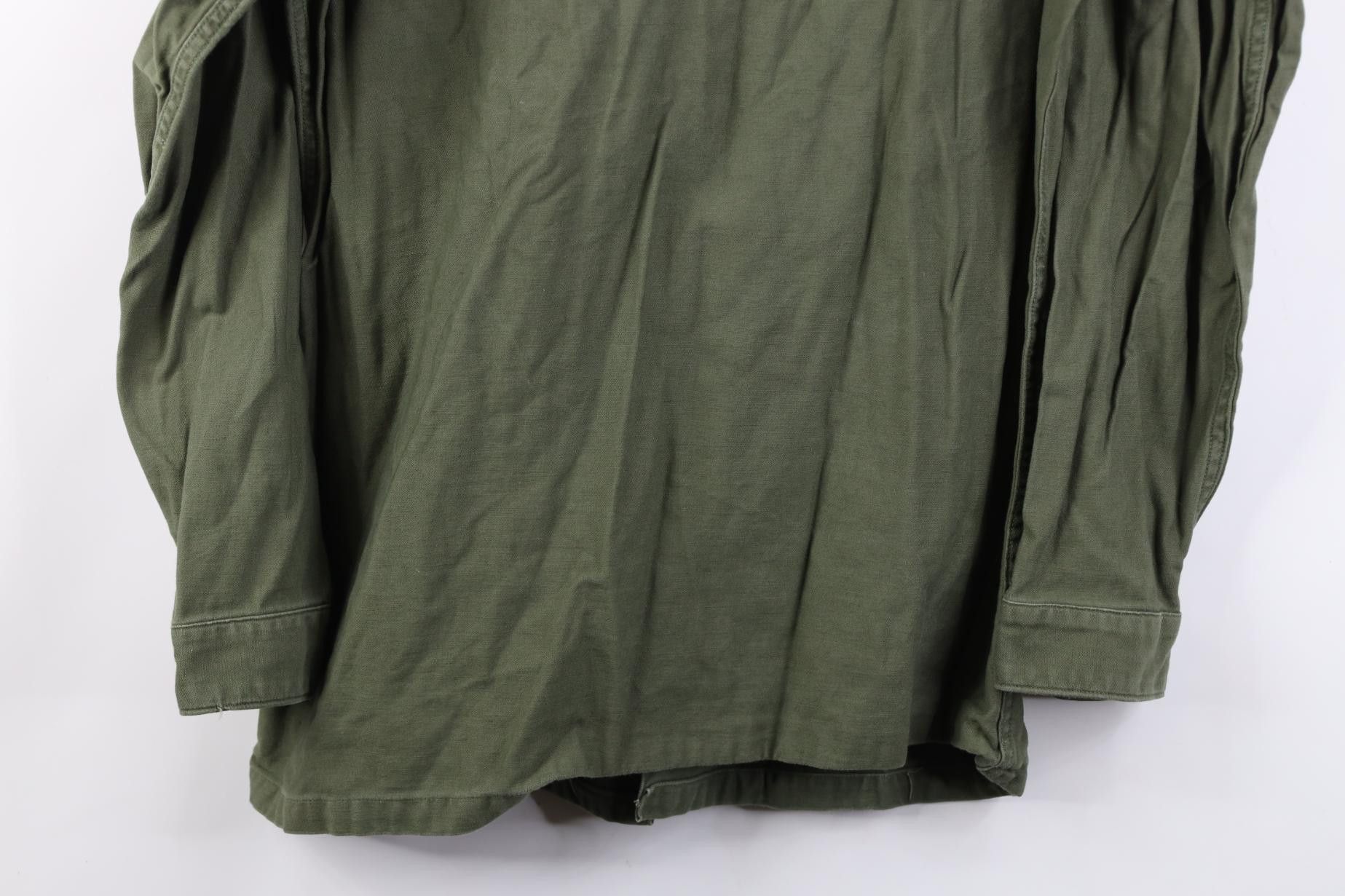 Vintage Vintage 60s Vietnam War Sateen Cotton OG 107 Shirt Jacket Size US M / EU 48-50 / 2 - 18 Thumbnail