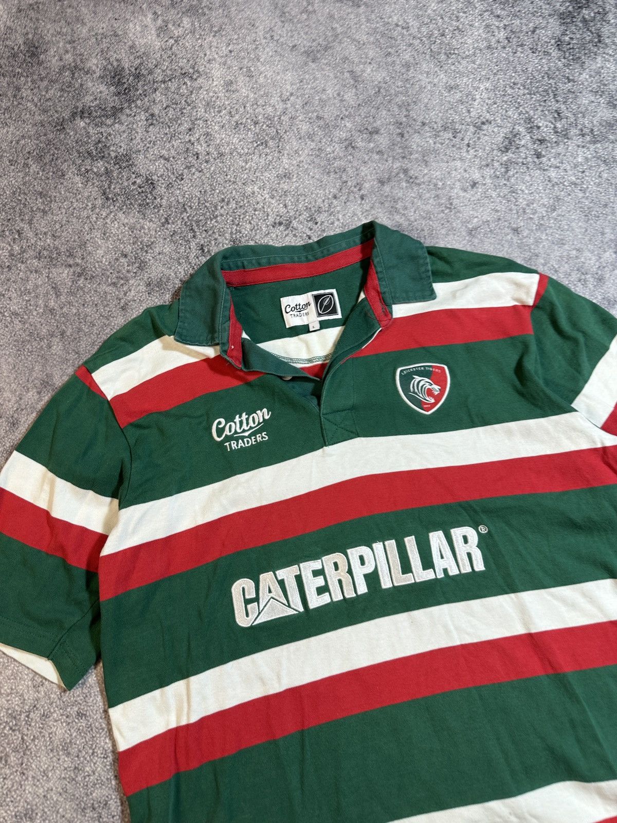 Cotton Traders × Vintage Cotton Traders Leicester Tigers Rugby Jersey Sportswear L Size US XXL / EU 58 / 5 - 3 Thumbnail
