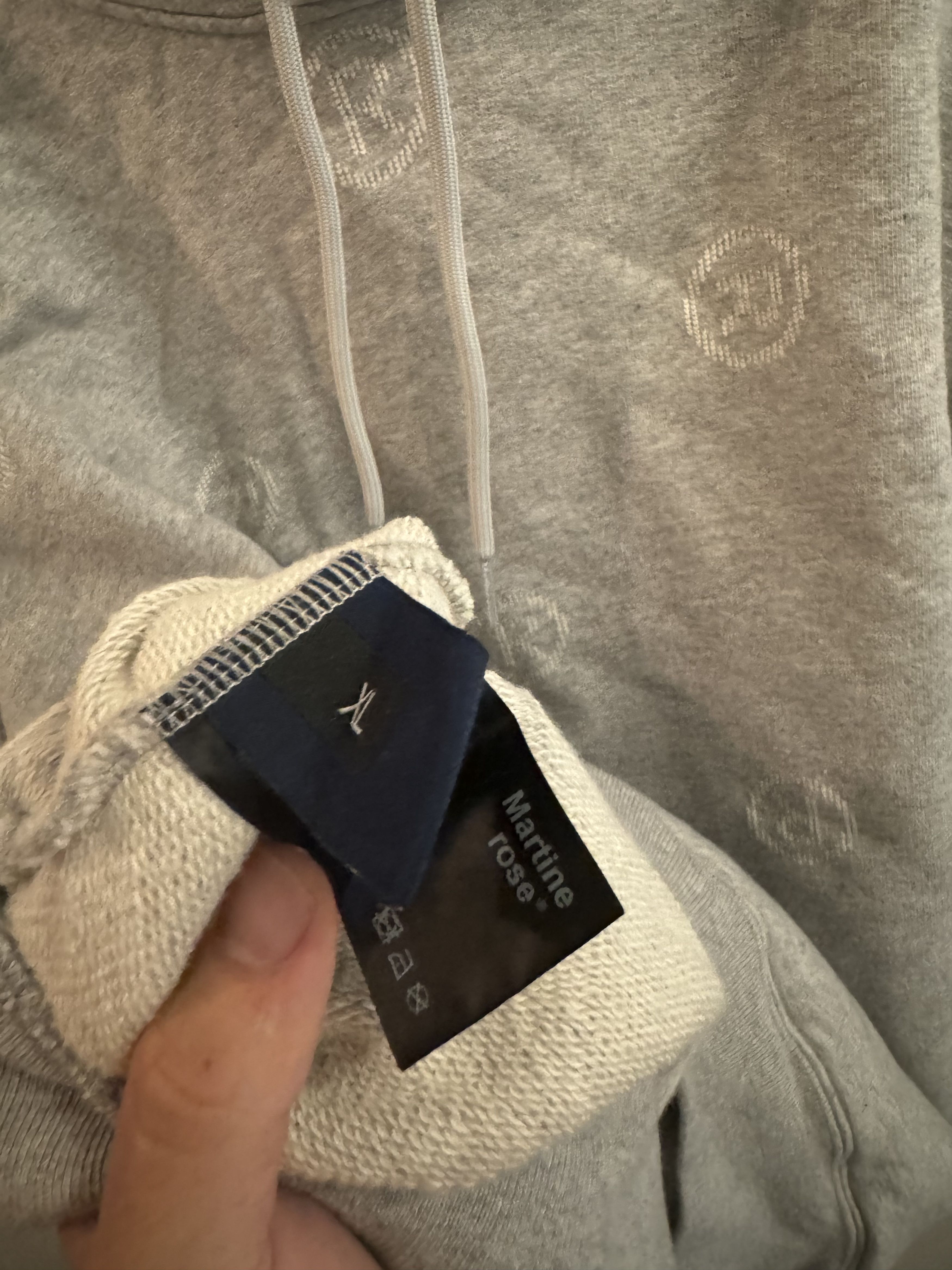 Martine Rose Martine Rose Grey Hoodie Size US XL / EU 56 / 4 - 3 Thumbnail