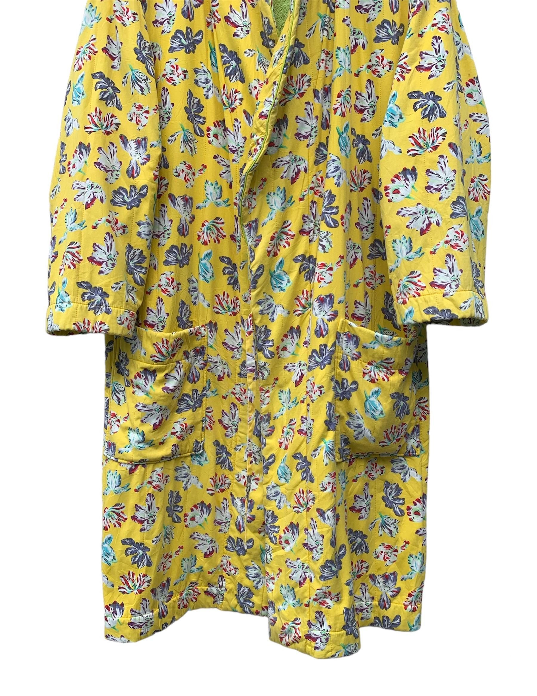 Kenzo Archival Kenzo Flower All Over Print Cotton Robe Kimono Size US L / EU 52-54 / 3 - 11 Thumbnail