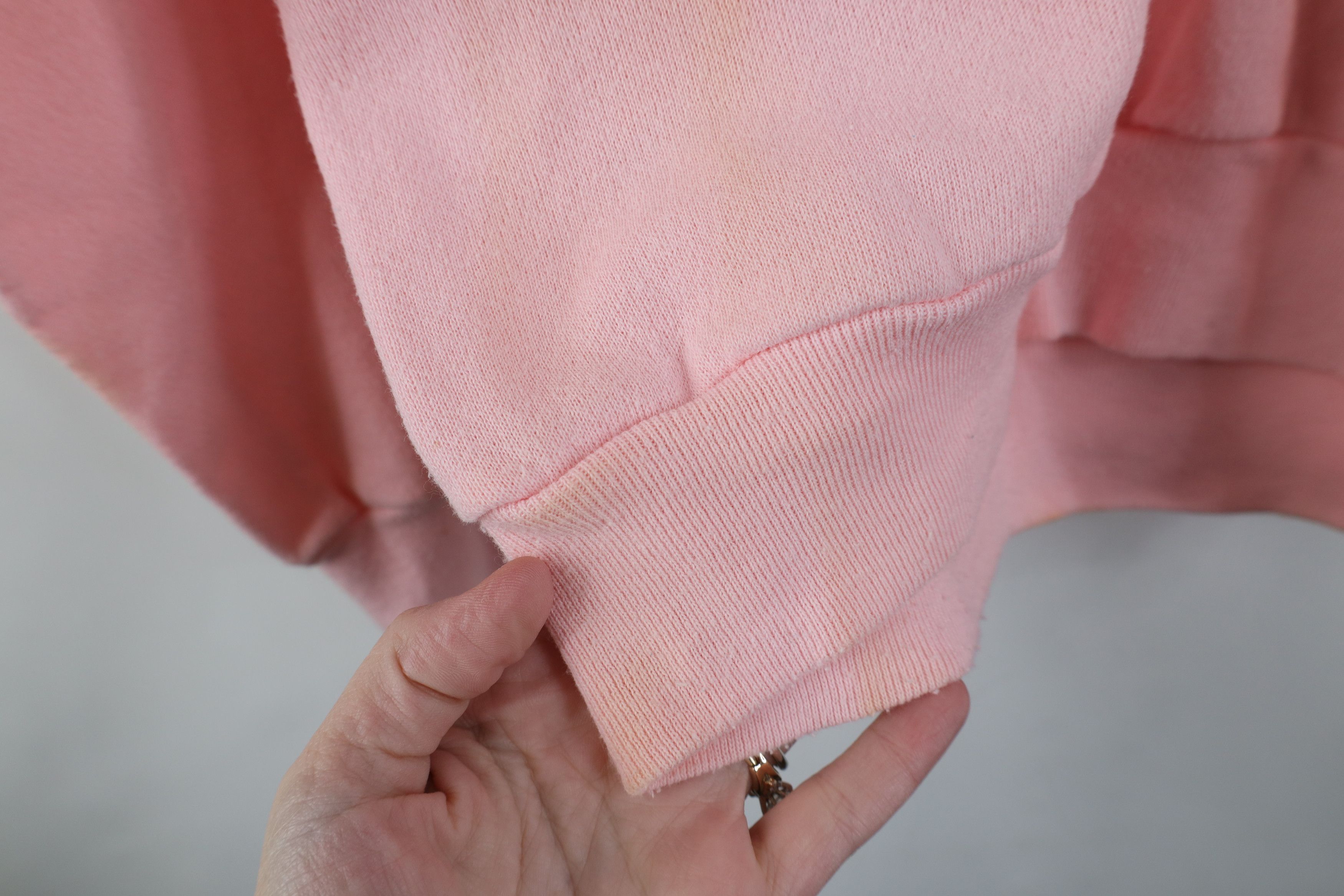 Vintage Vintage 80s 90s Streetwear Blank Crewneck Sweatshirt Pink Size S / US 4 / IT 40 - 12 Thumbnail