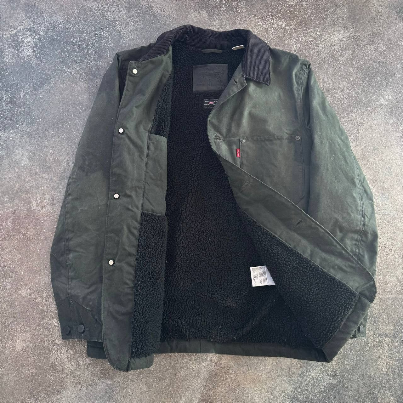 Levi's Levis x Halley Stevensons Vintage Rare Waxed Cotton Jacket Size US S / EU 44-46 / 1 - 4 Thumbnail