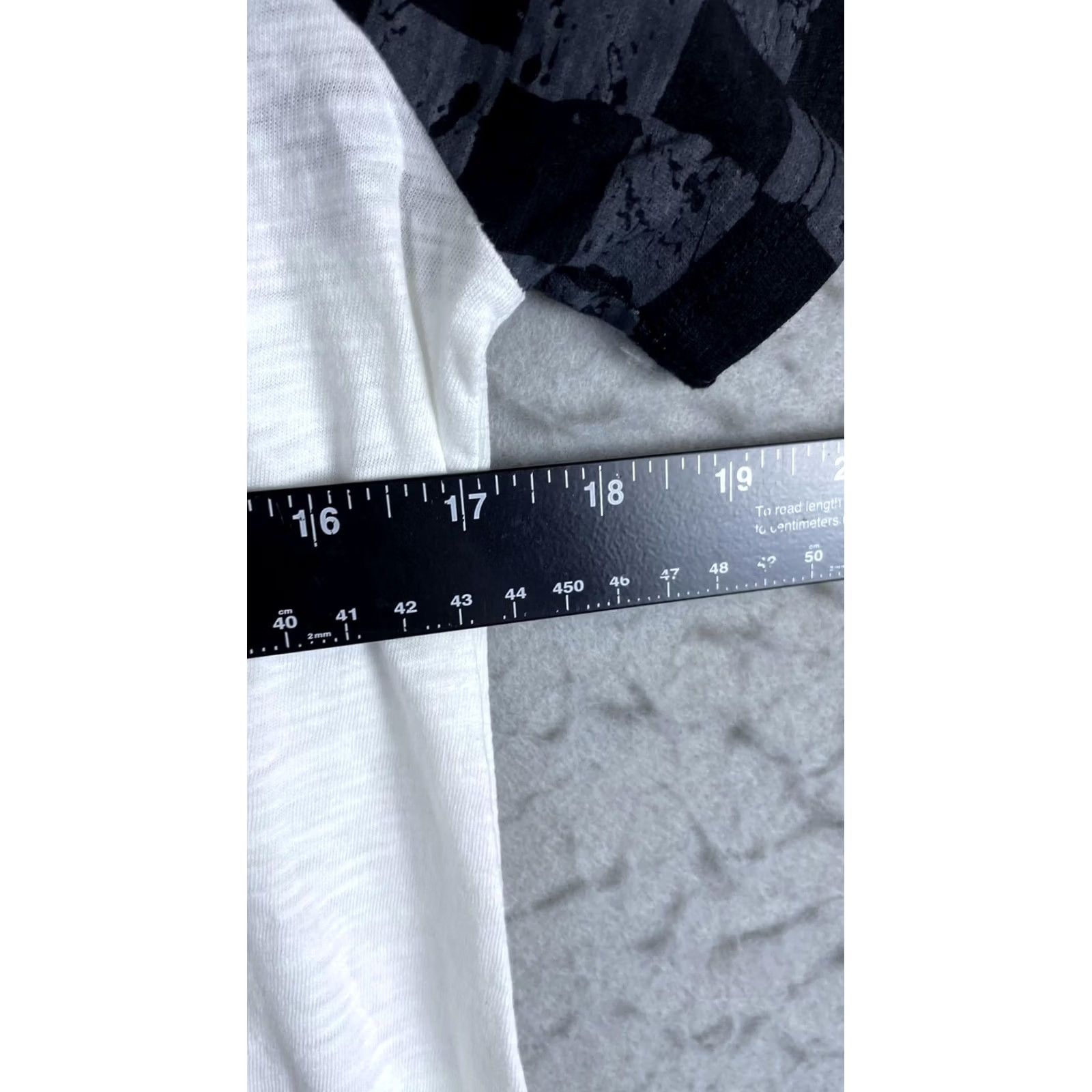 Harley Davidson VINTAGE Harley-Davidson Shirt Womens Medium White Raglan Checkered Graphic Tee Racing Size M / US 6-8 / IT 42-44 - 6 Thumbnail