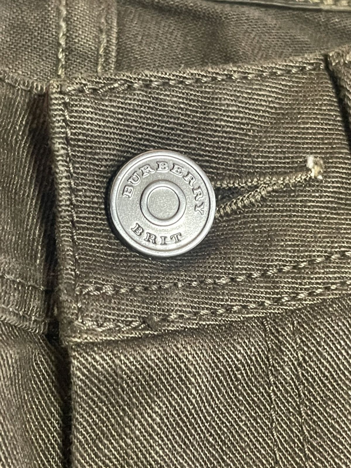 Burberry Burberry Brit Kensington Olive Tie Dye Low Rise Skinny 28 Size 24" / US 00 / IT 34 - 12 Thumbnail