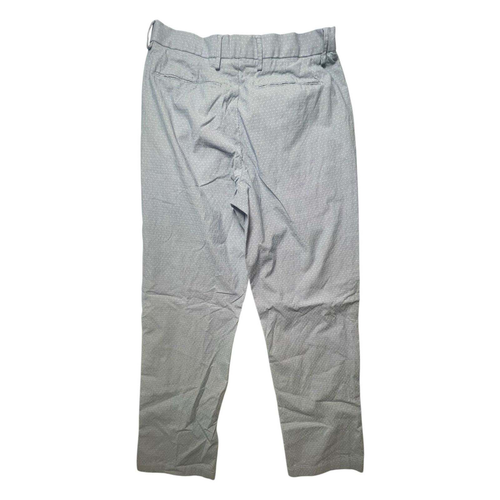 Murano Murano Men’s 30x30 Blue Patterned Pants Modern Casual Style Size US 30 / EU 46 - 2 Thumbnail