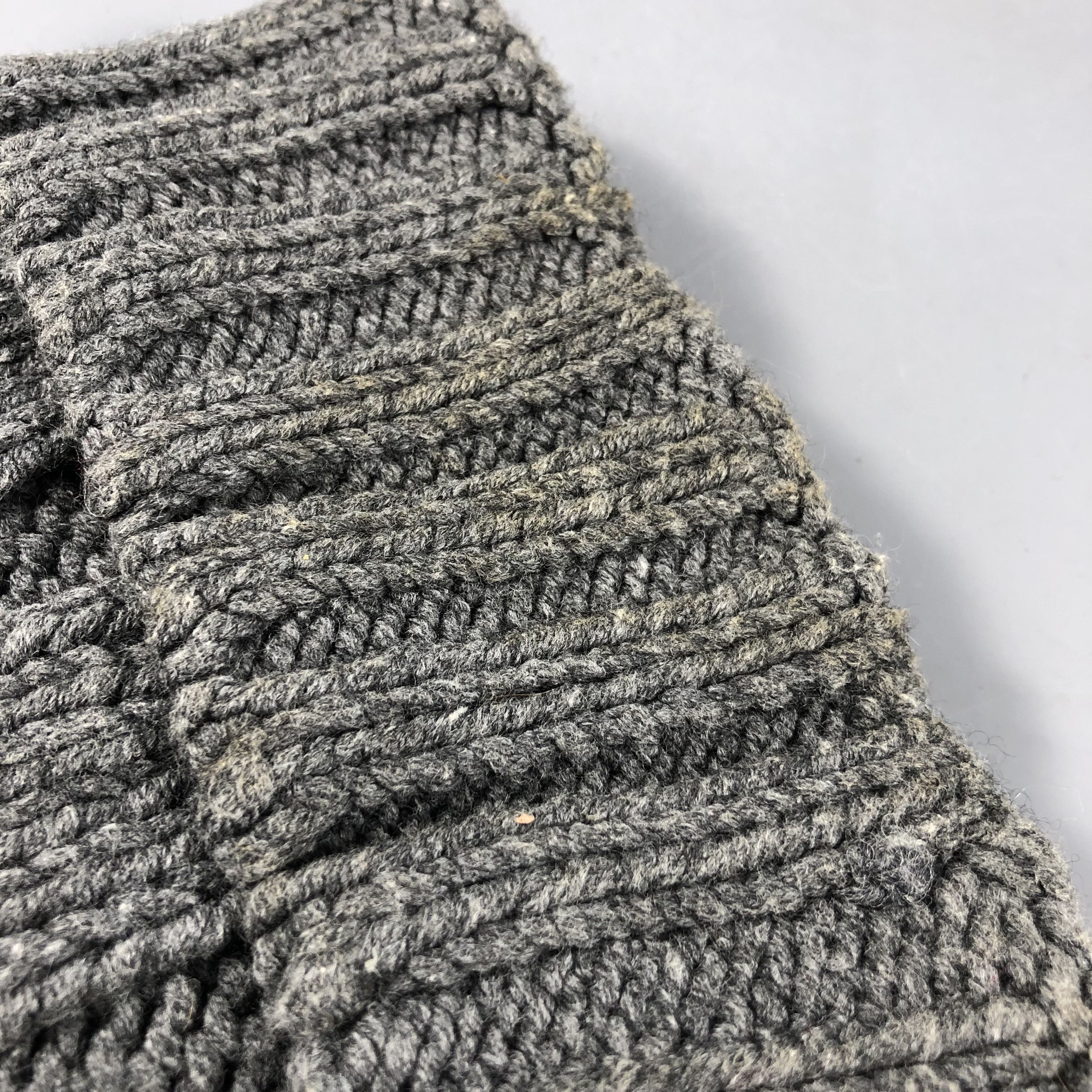 Ermenegildo Zegna Z Zegna Cable Knit Cotton/Wool Beanie Snowcap Snow Hat B1036 Size ONE SIZE - 7 Thumbnail
