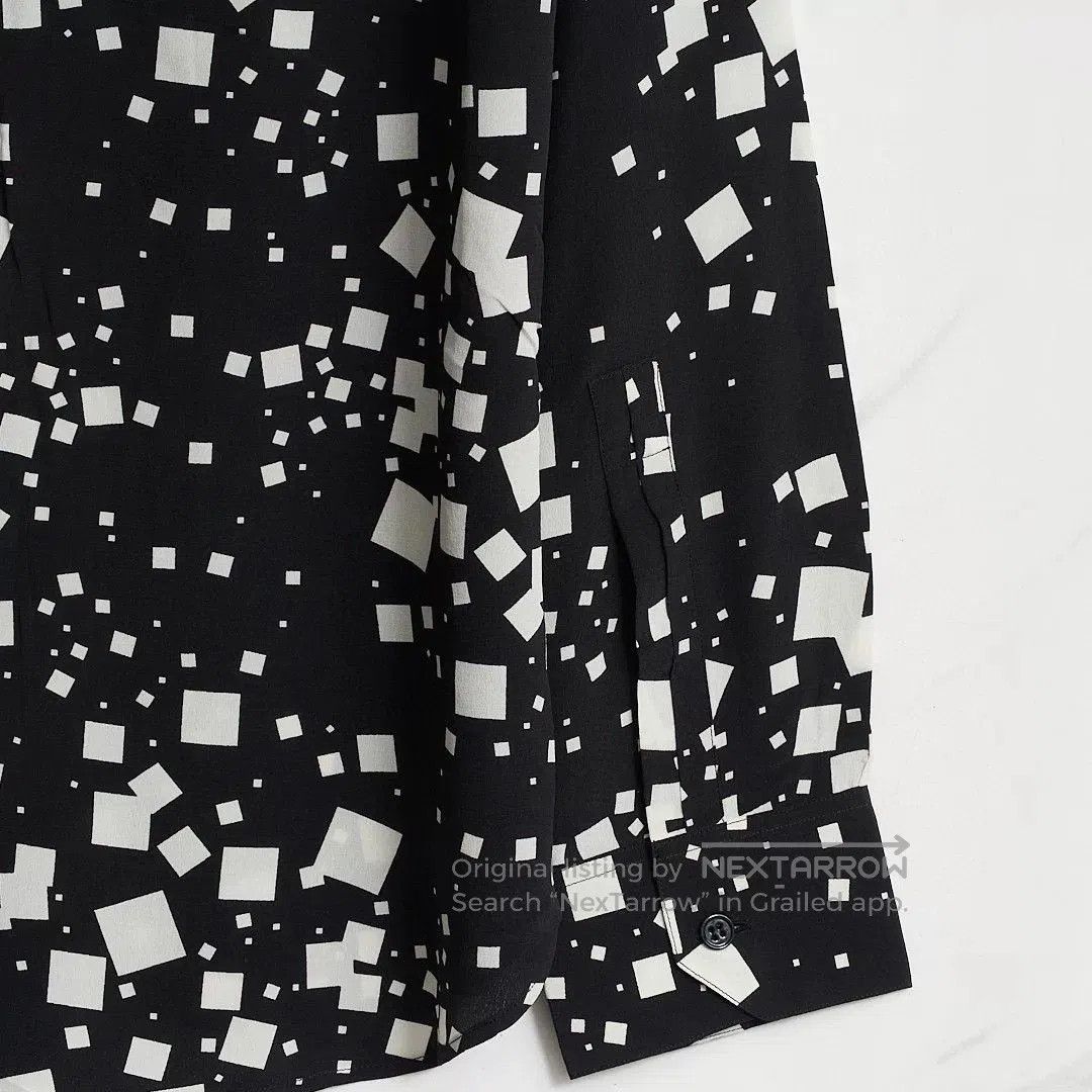 Other Saint Laurent Square-Pattern Silk Shirt. Size US XS / EU 42 / 0 - 5 Thumbnail