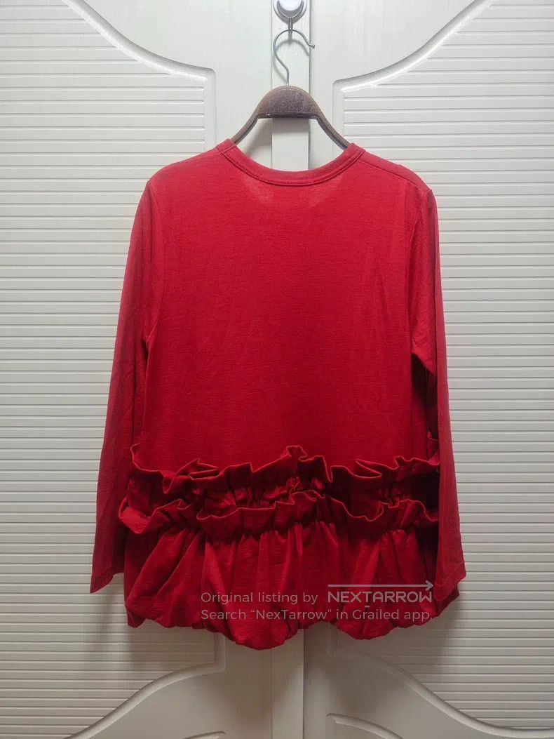 Comme des Garcons Comme Des Garcons Long Sleeve Top with Peplum Hem, Full Wo Size S / US 4 / IT 40 - 2 Thumbnail