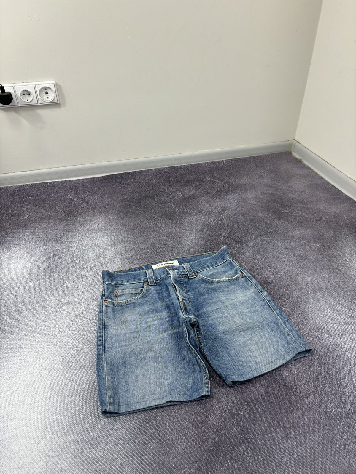 Levi's Vintage Levi’s 512 Faded Blue American Hype Denim Shorts Size US 30 / EU 46 - 8 Thumbnail