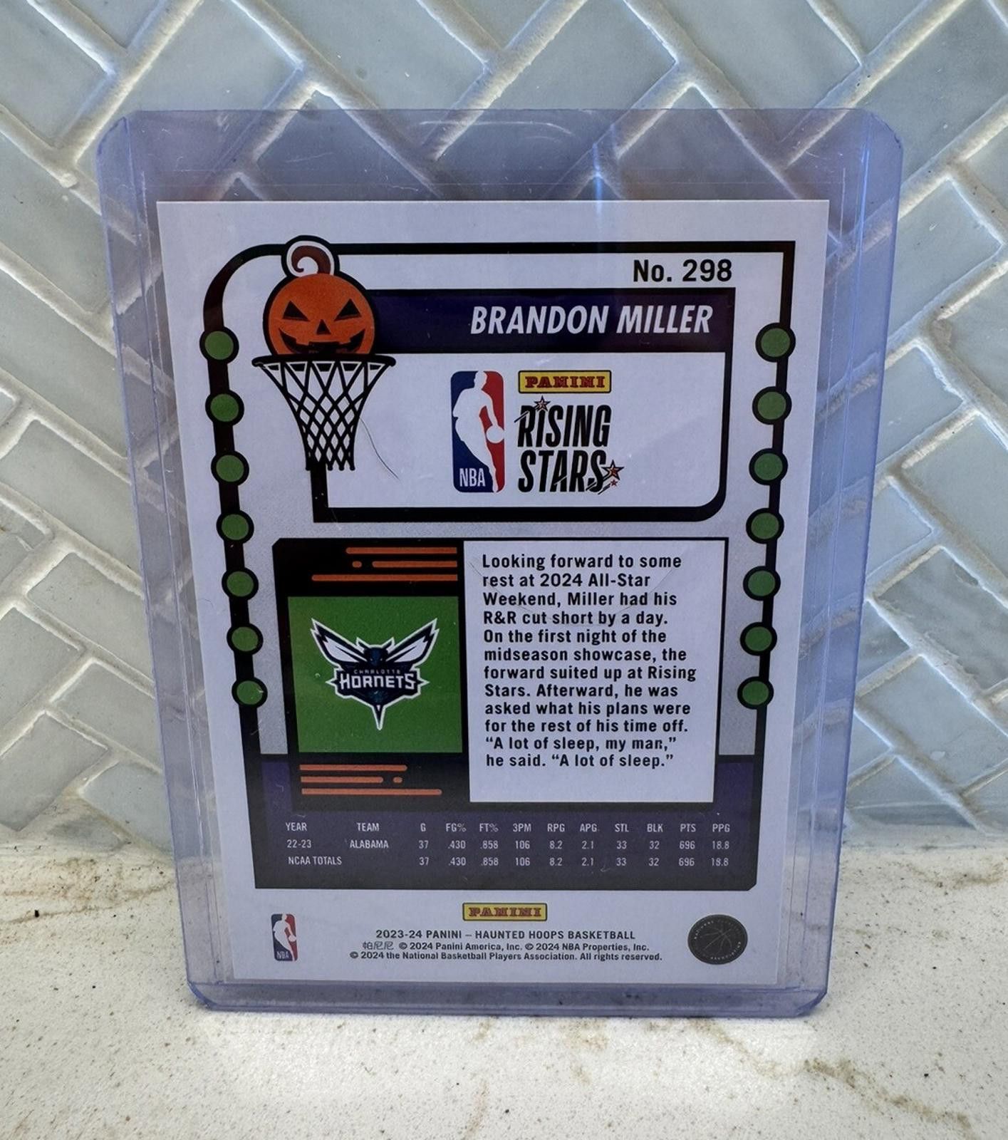 Other Brandon Miller Haunted Hoops NBA orange Short Print Rising Size ONE SIZE - 2 Thumbnail