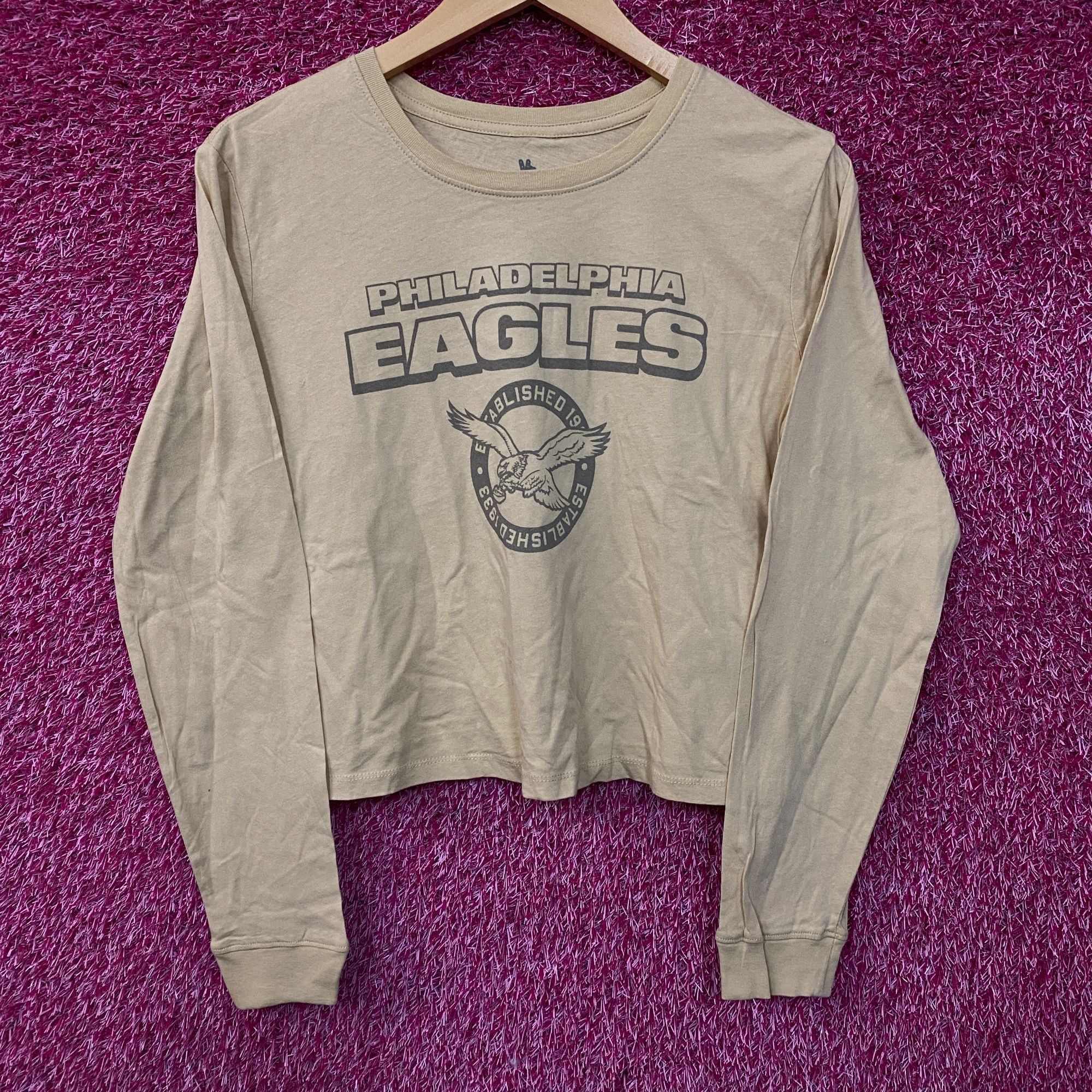 Junk Food Junk Food Clothing Philadelphia Eagles Women's Brown Cropped Size XS / US 0-2 / IT 36-38 - 1 Thumbnail