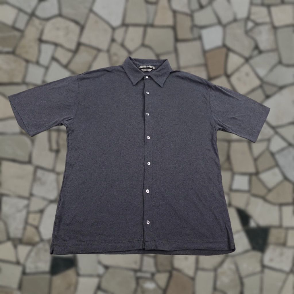 Vintage Nike Tiger Woods Shirt Mens Medium Charcoal Gray Performance Golf Button Up Camp Shirt Size US M / EU 48-50 / 2 - 1 Thumbnail