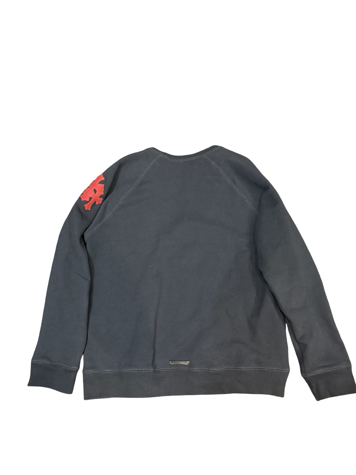 Chrome Hearts Triple Red Cross patch paper jam crewneck sweatshirt Size US XL / EU 56 / 4 - 2 Thumbnail