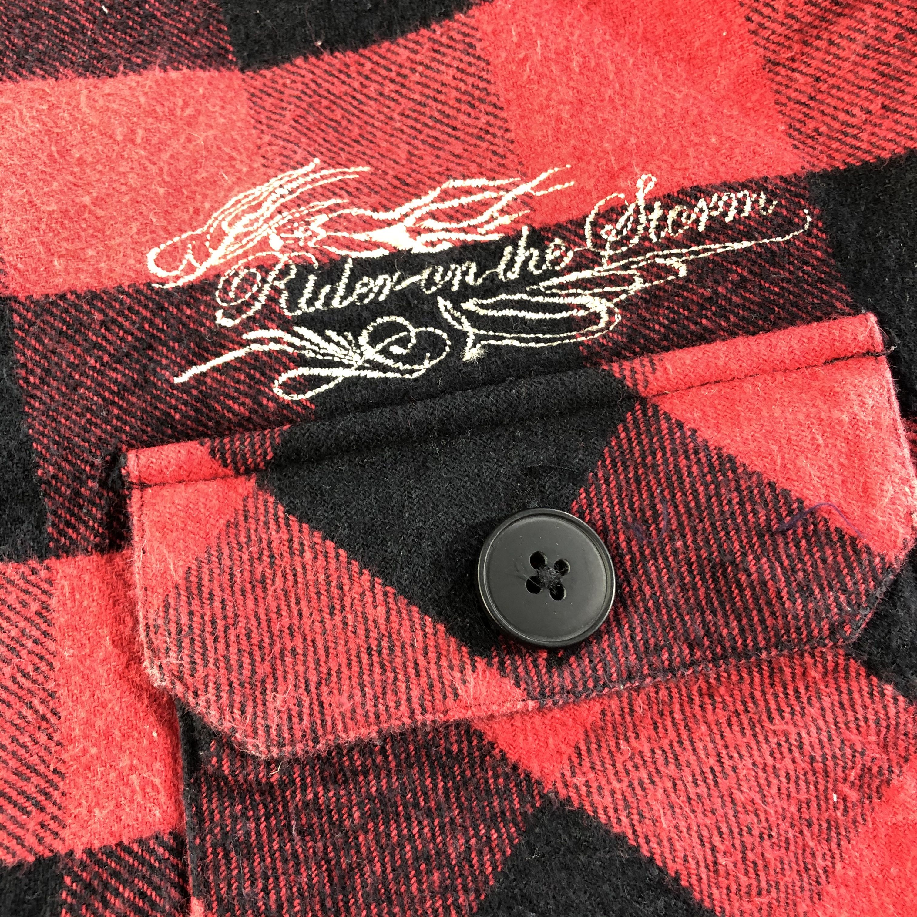 In The Attic In The Attic Button Up Plaid Jacket -JC314 Size US L / EU 52-54 / 3 - 6 Thumbnail