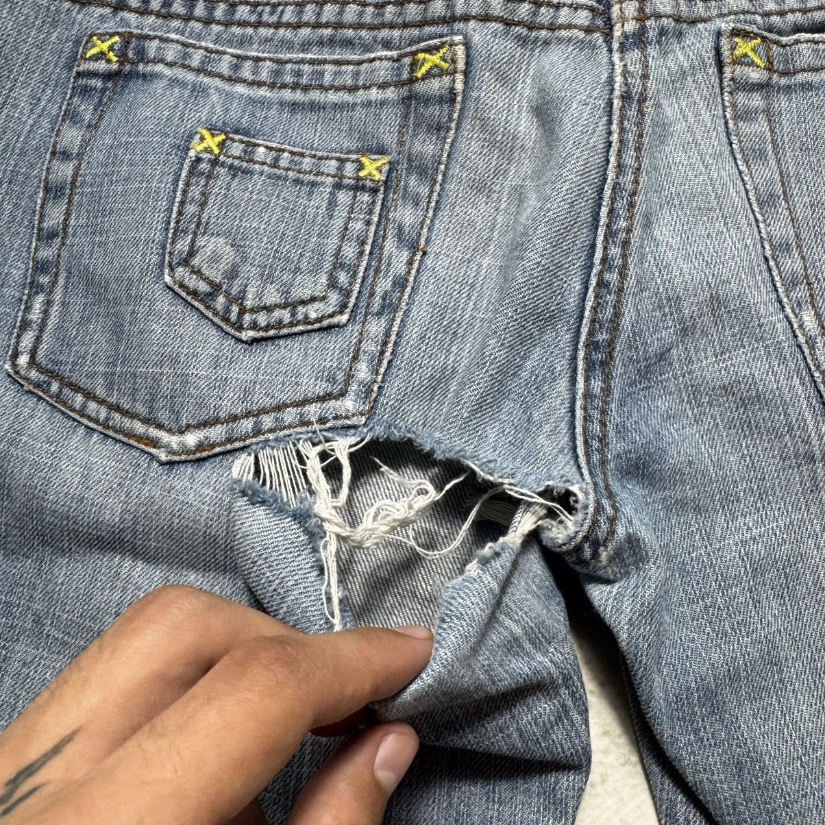 Dolce & Gabbana flared dolce gabbana distressed jeans with big logo Size 26" / US 2 / IT 38 - 5 Thumbnail