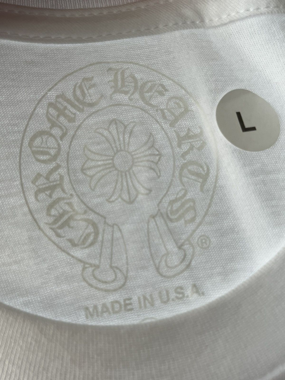 Chrome Hearts Brand New Chrome Hearts Logo Classic Tee Size US L / EU 52-54 / 3 - 16 Thumbnail