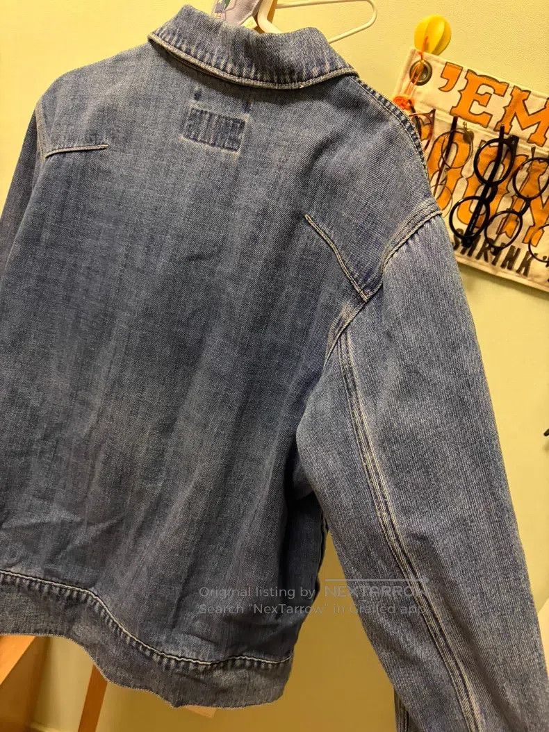 Nigel Cabourn Nigel Cabourn Washed distressed denim jacket Size US M / EU 48-50 / 2 - 2 Thumbnail