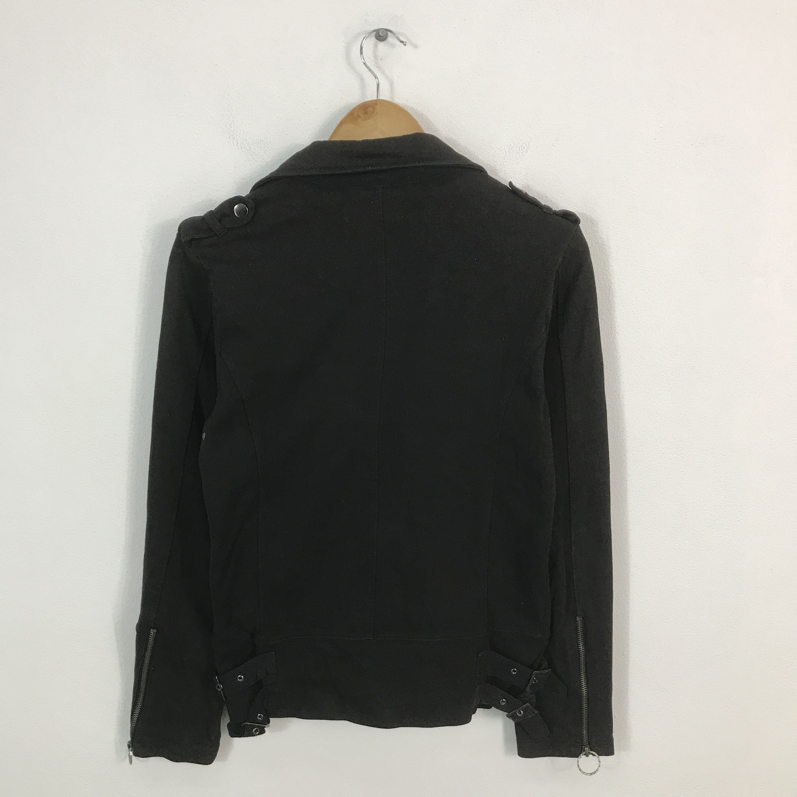 Japanese Brand place piano Japan Black punk Bono design jacket Size US M / EU 48-50 / 2 - 2 Thumbnail