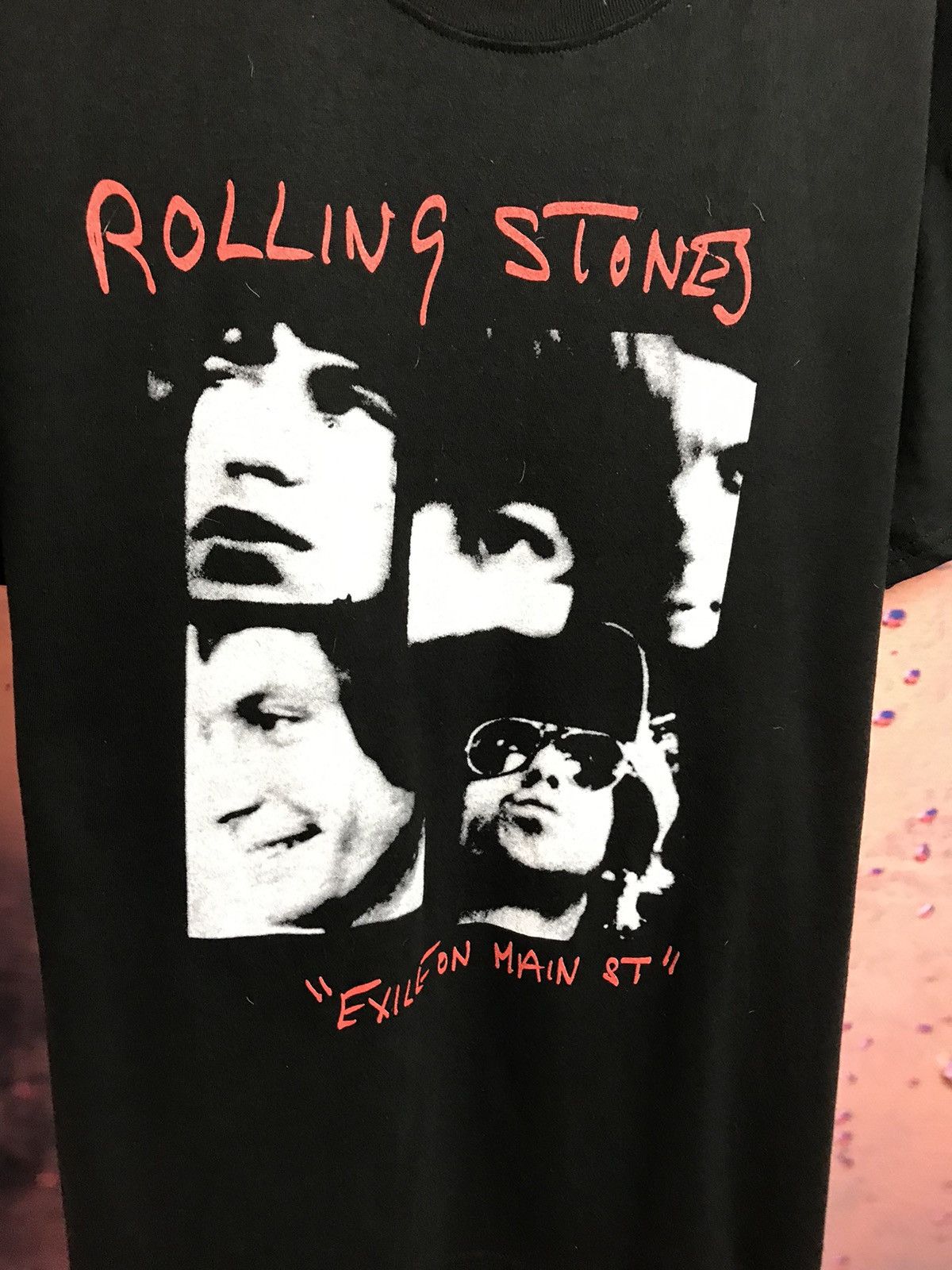 Band Tees × The Rolling Stones × Vintage Vintage The Rolling Stones band rock tee Size US L / EU 52-54 / 3 - 3 Thumbnail