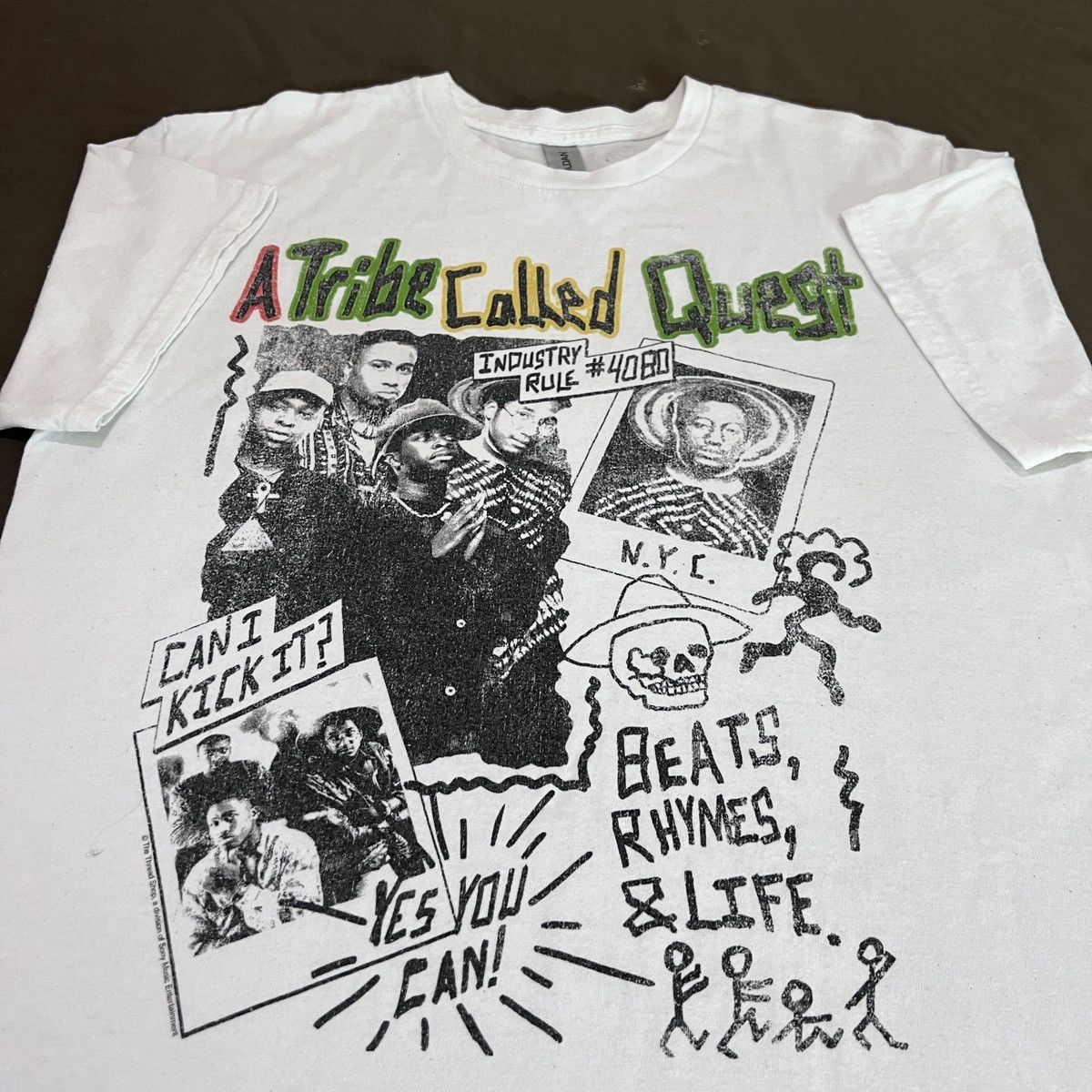 Band Tees A Tribe Called Quest ATCQ Hiphop Rap Promo Tee Size US M / EU 48-50 / 2 - 1 Thumbnail