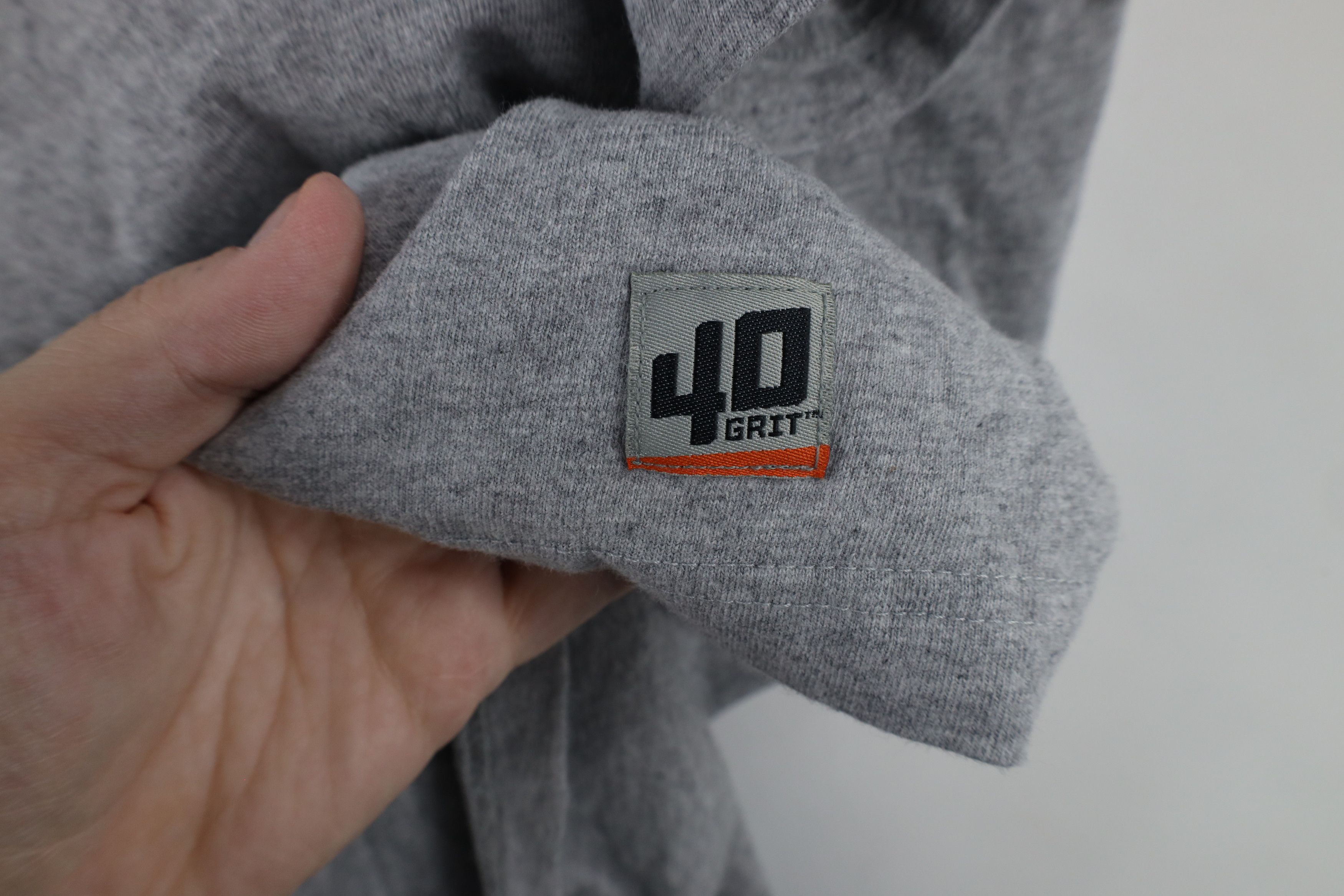 Duluth Trading Company × Vintage Duluth Trading Co 40 Grit Blank Short Sleeve T-Shirt Gray Size US XL / EU 56 / 4 - 4 Thumbnail