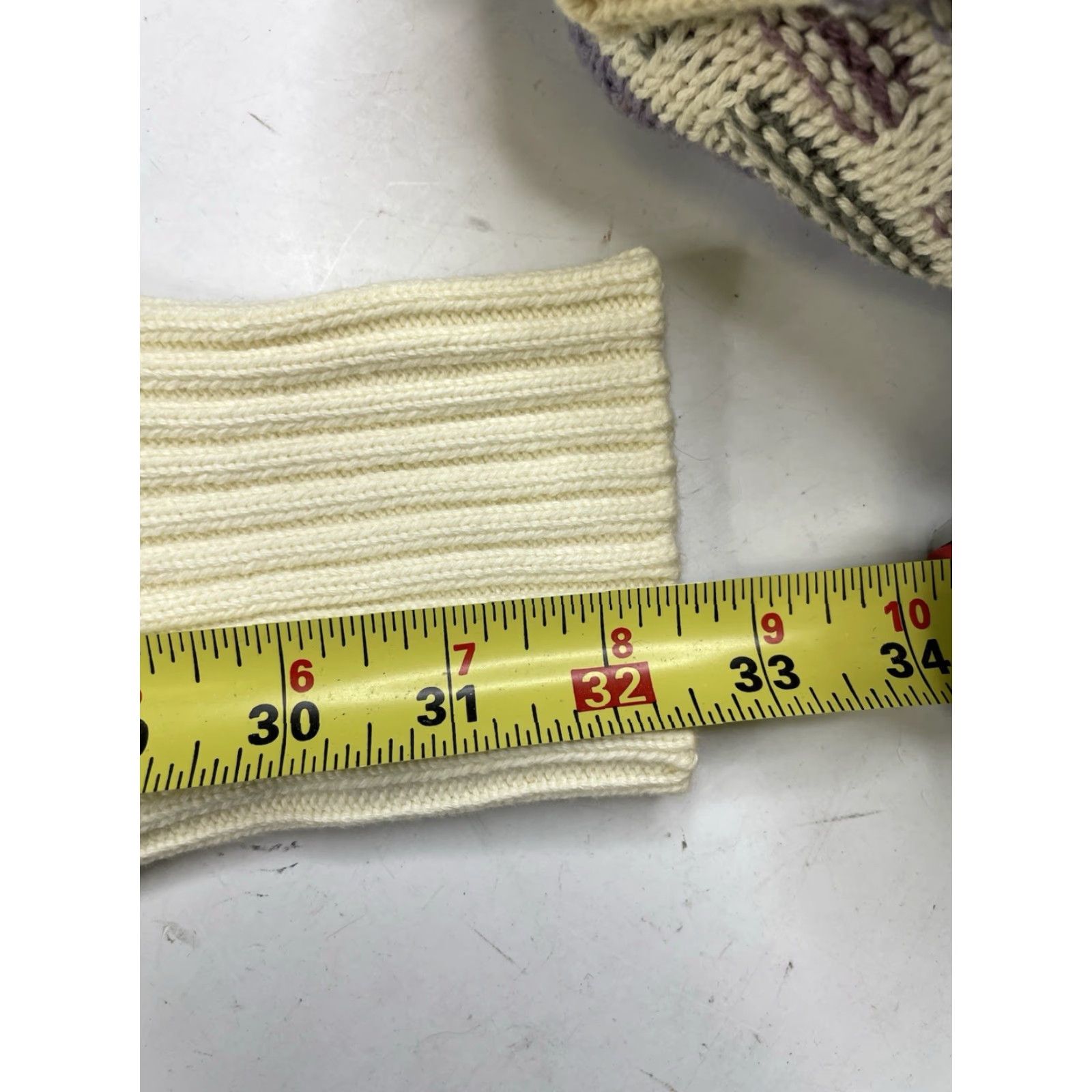 Polo Ralph Lauren VINTAGE Polo Ralph Lauren Polo Golf Sweater Mens Large Ivory Cable Knit Pullover Crew Neck Long Sleeve Size US L / EU 52-54 / 3 - 5 Thumbnail