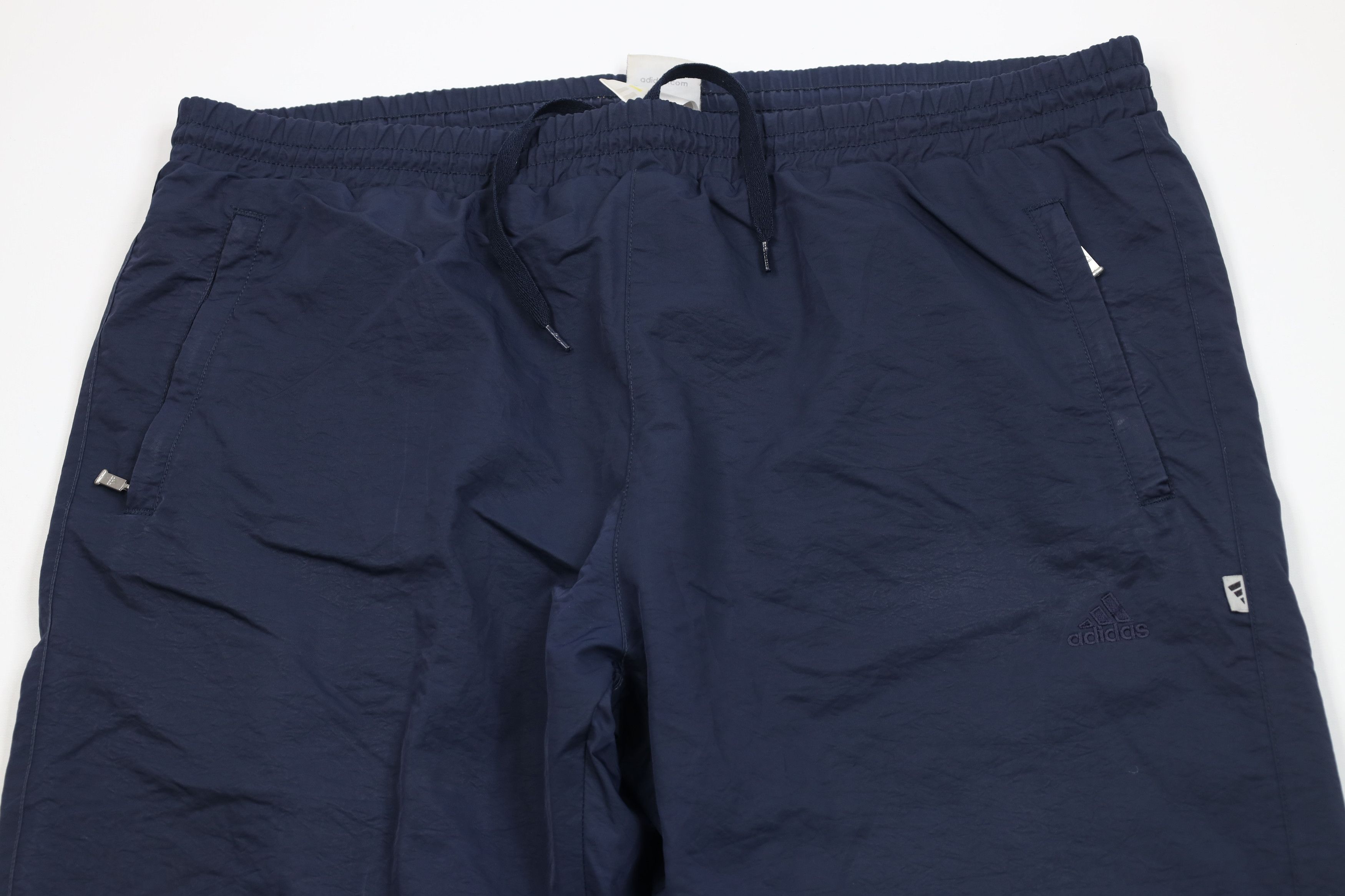 Adidas Vintage 90s Y2K Adidas Spell Out Fleece Lined Wide Leg Pants Size US 36 / EU 52 - 2 Thumbnail