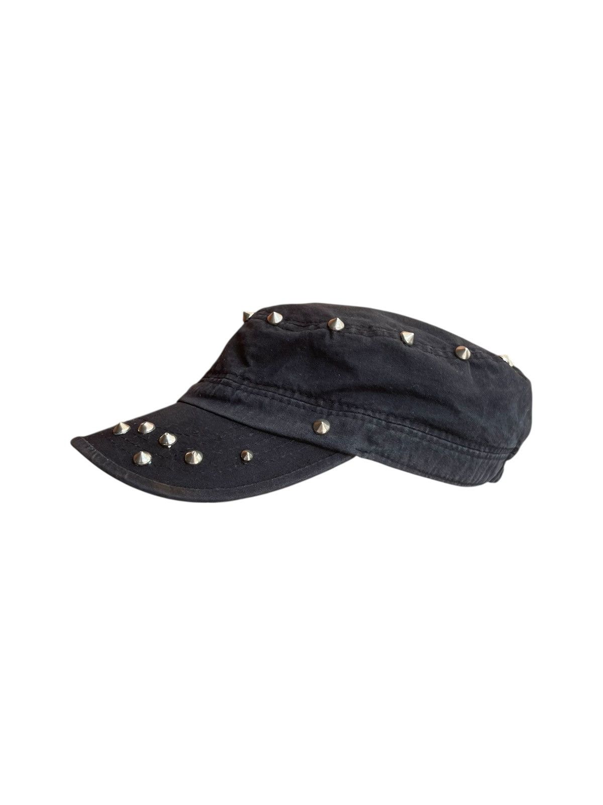 KMRii 2000s Archival Studded Cadet Hat Vkei Goth Punk Style Size ONE SIZE - 1 Thumbnail
