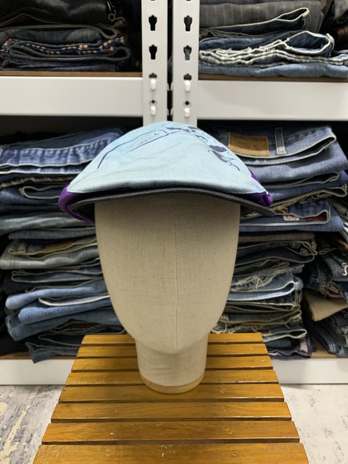 14th Addiction × If Six Was Nine Vintage Mickey Mouse Two Tone Flatcap Hat Size ONE SIZE - 2 Thumbnail