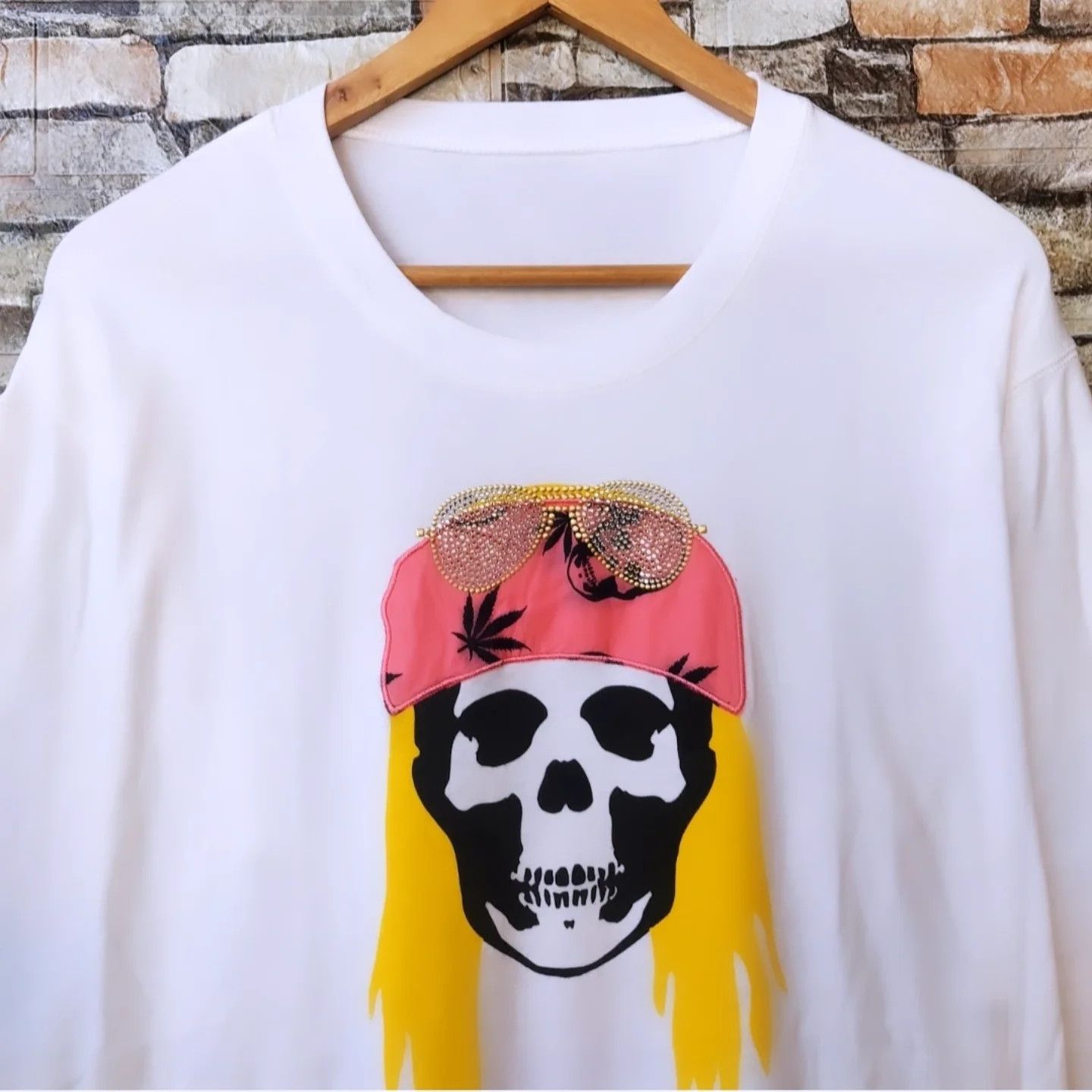Lucien Pellat-Finet Lucien Pellat Finet Skull Long Sleeve Tshirt Size US L / EU 52-54 / 3 - 3 Thumbnail