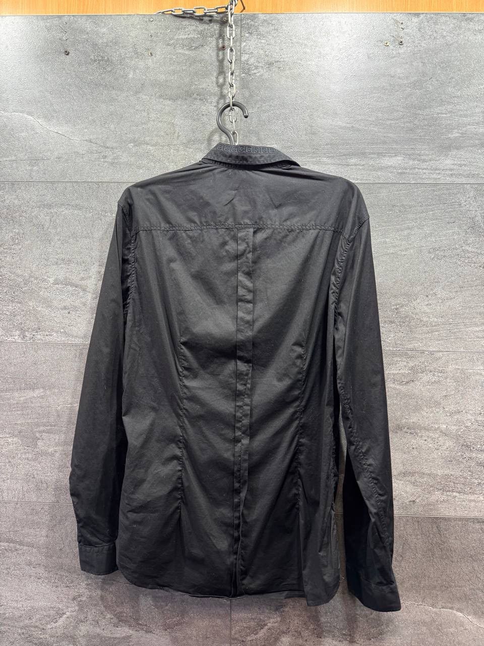 Versace Versace Collection Black Slim Fit Mens Shirt Button Up Size US S / EU 44-46 / 1 - 2 Thumbnail