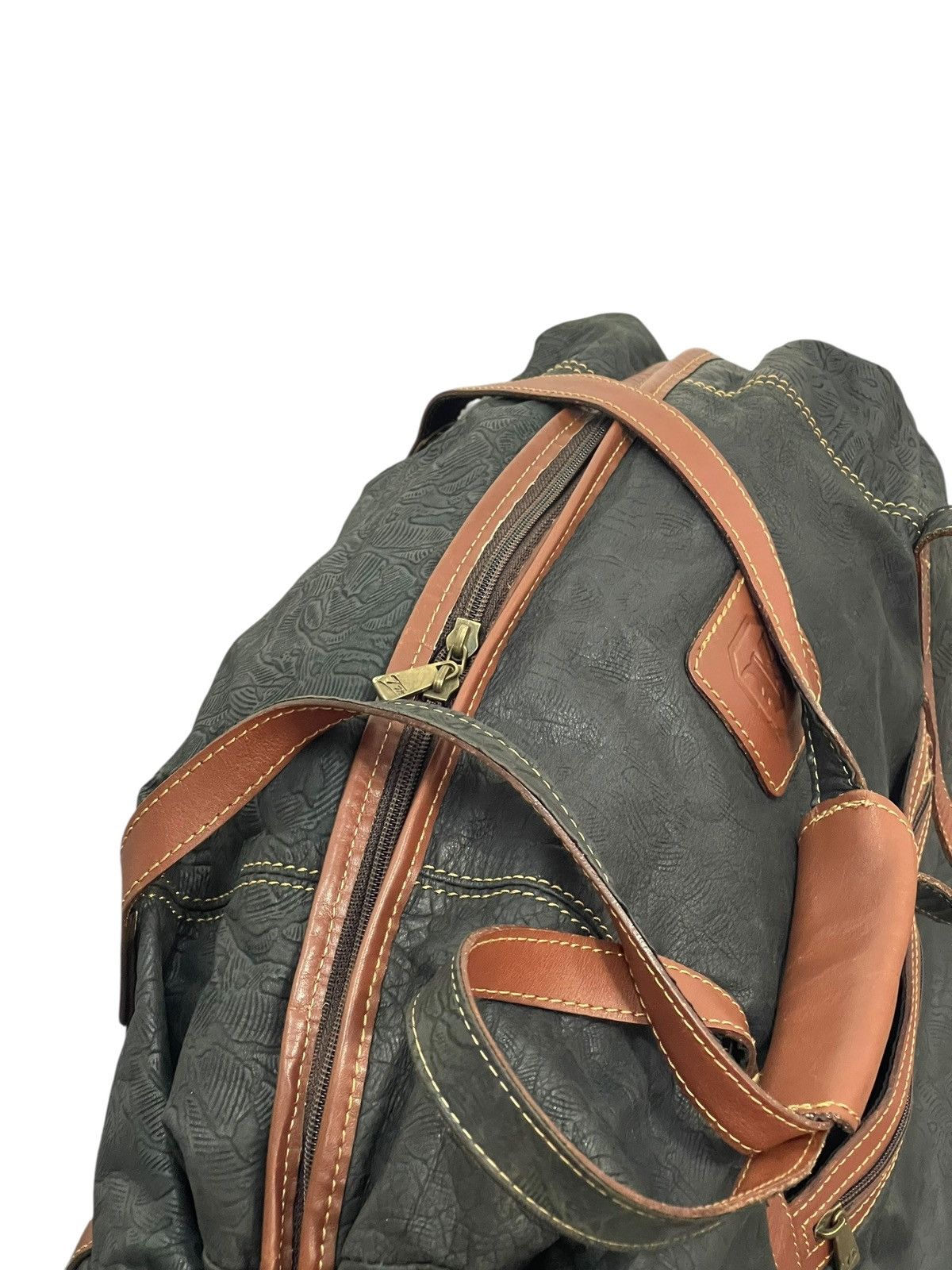 Genuine Leather Full Leather Kastoria Barcelona Duffle Travel Bag 6🟩 Size ONE SIZE - 14 Thumbnail