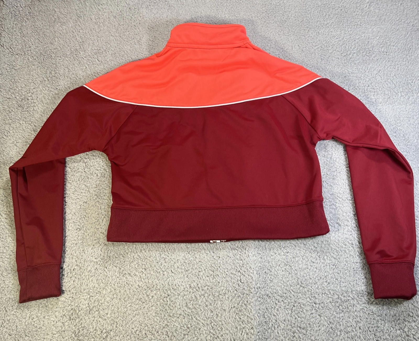Nike Nike Jacket Womens Medium Heritage Track Crop Full Zip L/S Size M / US 6-8 / IT 42-44 - 6 Thumbnail